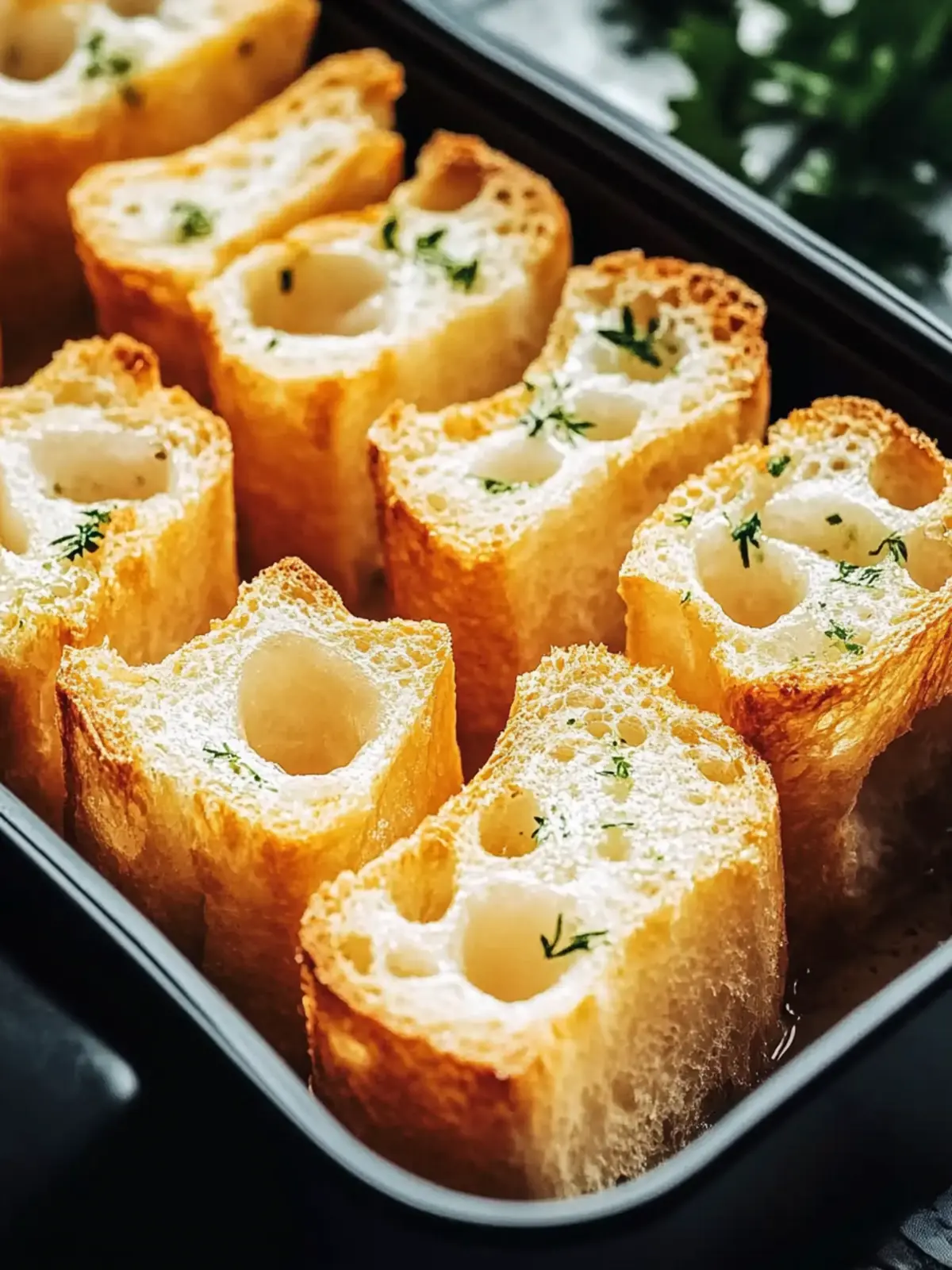 Köstliches Airfryer Knoblauchbrot in 12 Minuten 2 Köstliches Airfryer Knoblauchbrot