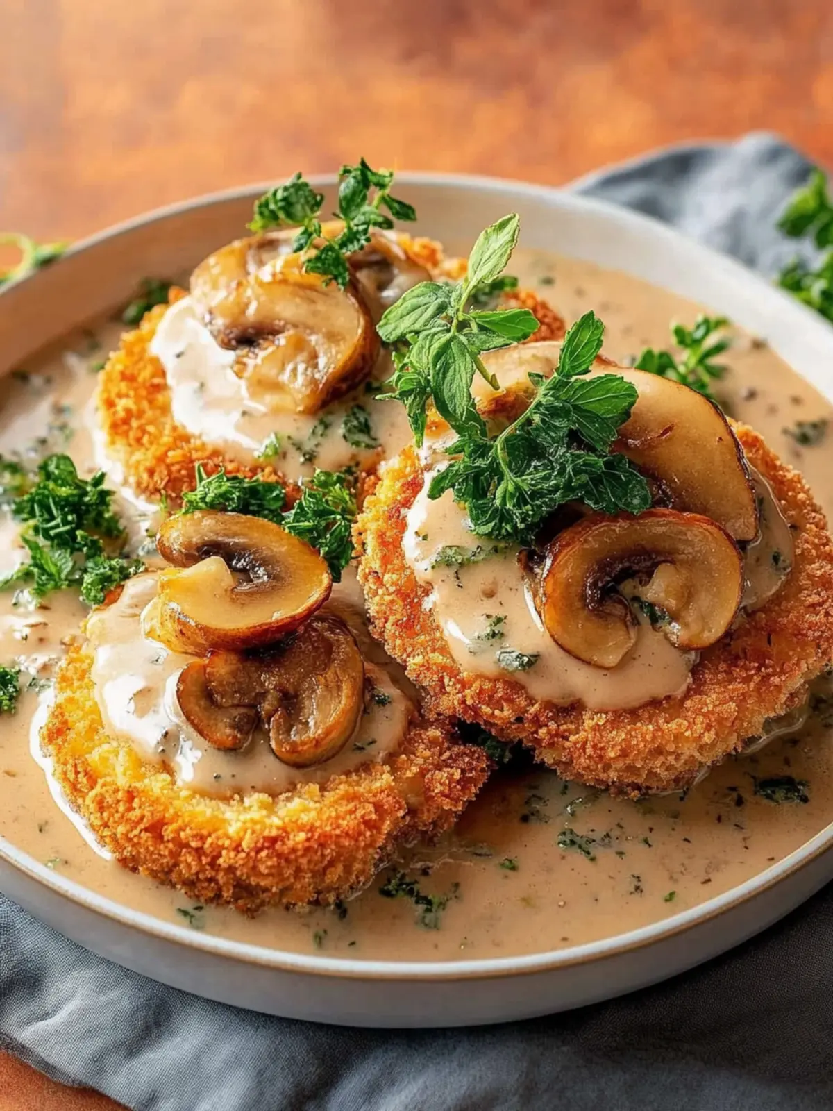 Zartes Rahm-Schnitzel mit knuspriger Panade 5 Zartes Rahm-Schnitzel