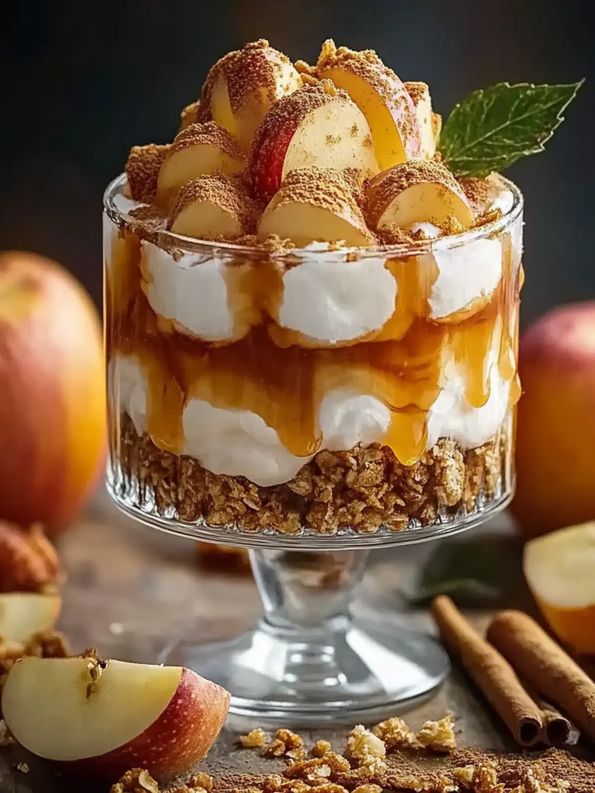 Bratapfel Karamell Trifle Rezept selber machen 5 Bratapfel Karamell Trifle Rezept zum selber machen