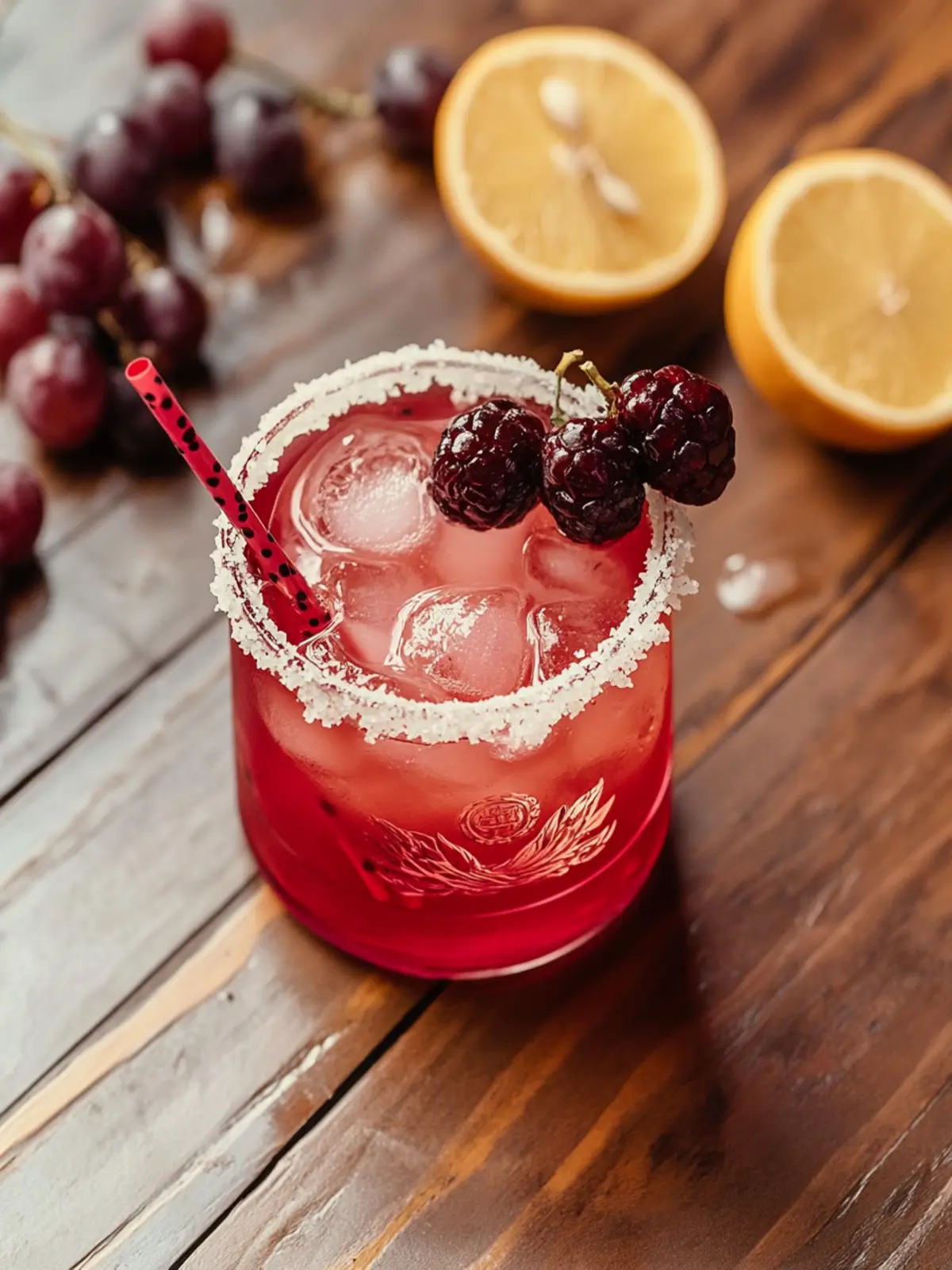 Winter Margarita mit würzigem Cranberry-Sirup 4 Winter Margarita