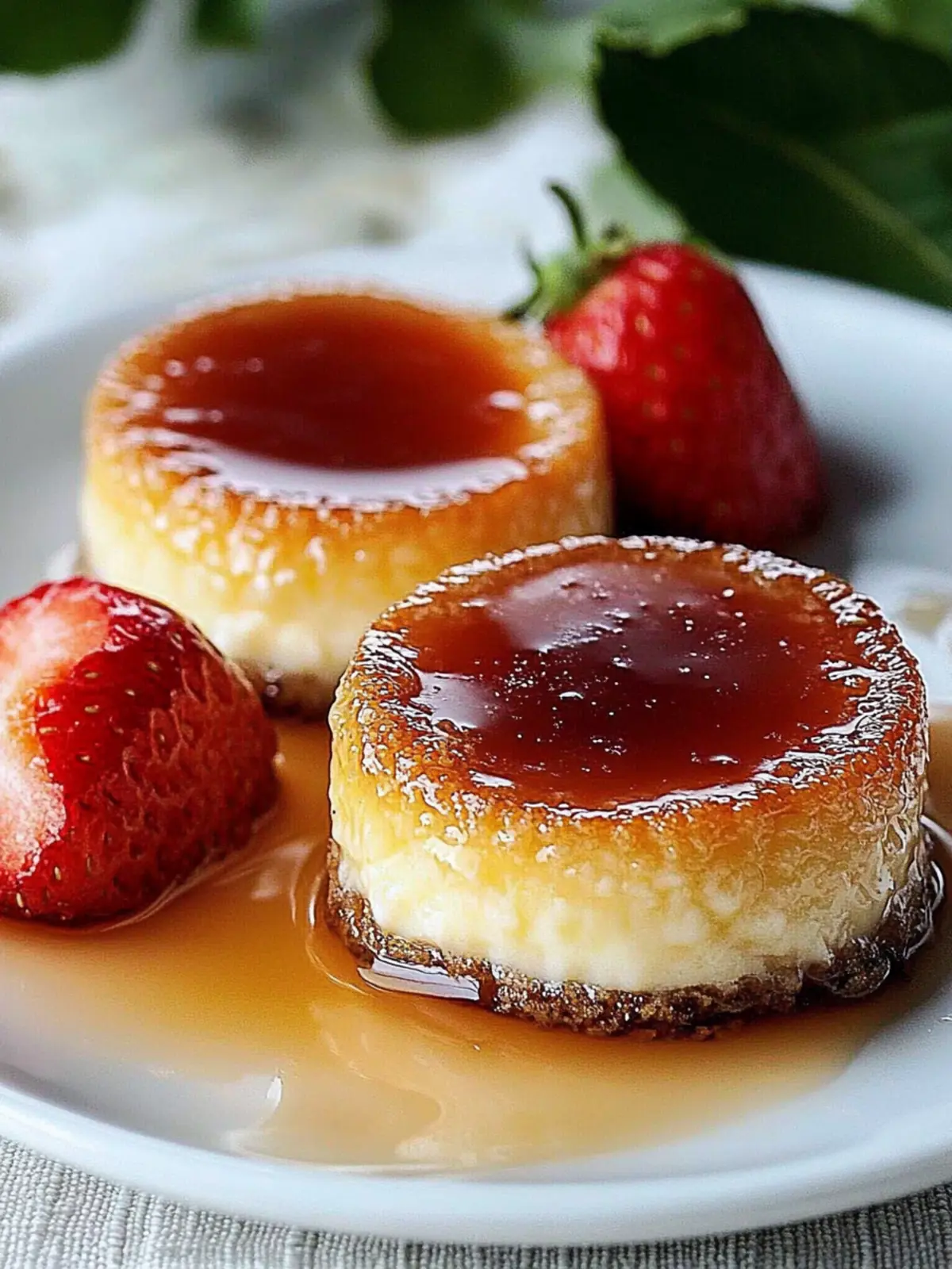 Mini Crème Brûlée Käsekuchen – Der perfekte Dessertgenuss 5 Mini Crème Brûlée Käsekuchen