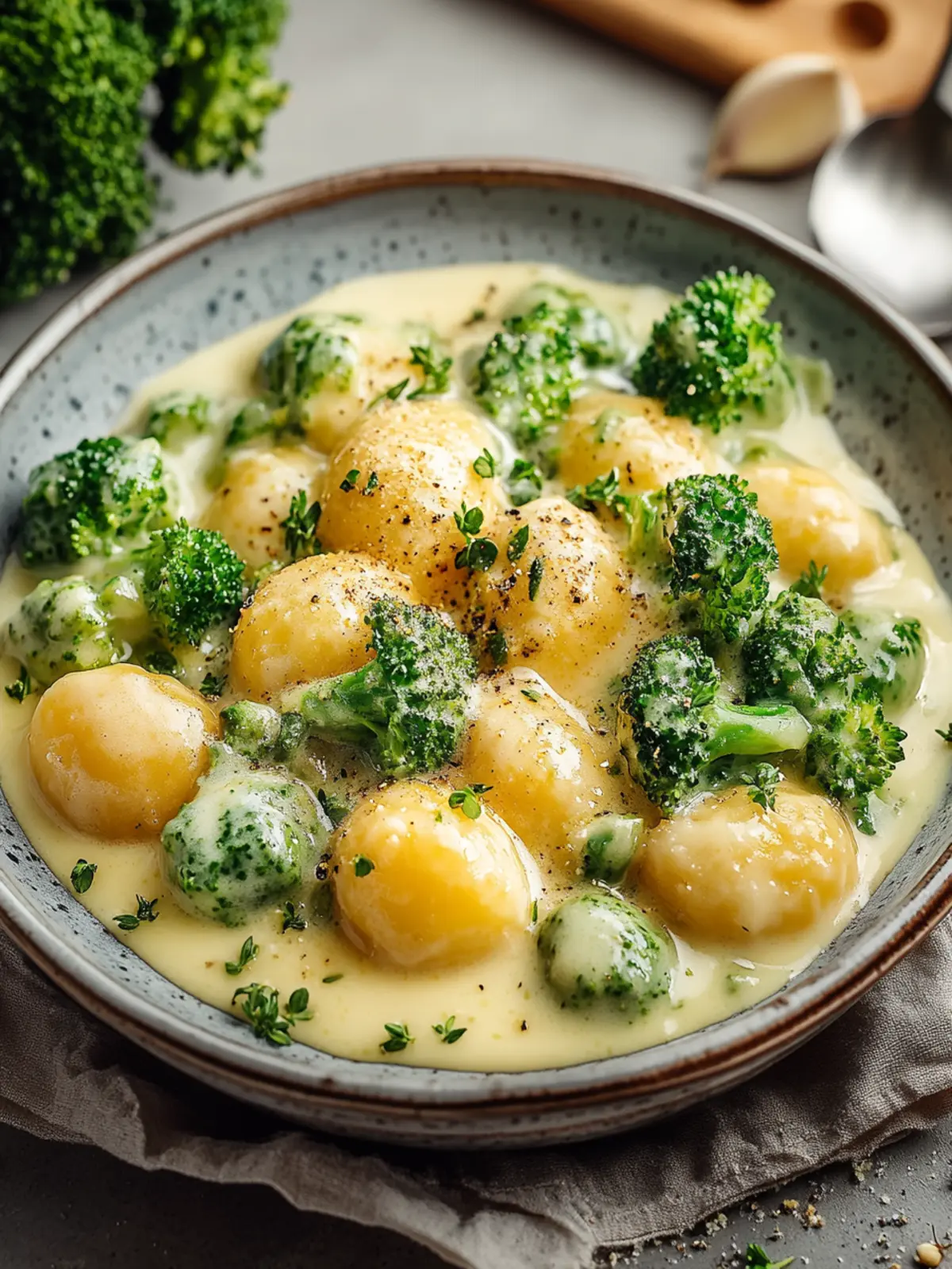 Cremige Brokkoli-Kartoffeln schnell zubereiten 5 Cremige Brokkoli-Kartoffeln
