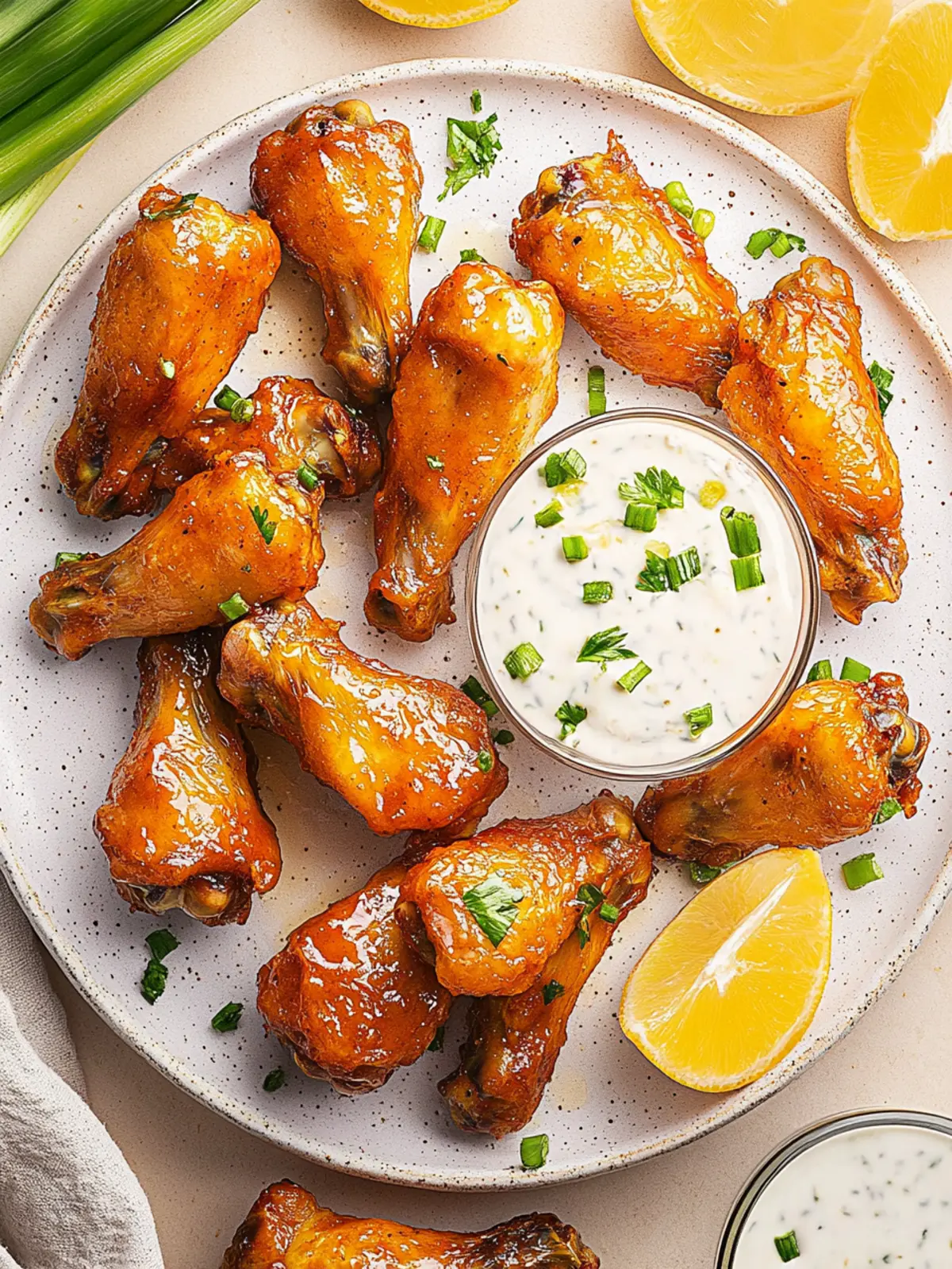 Honigbutter-Buffalo-Hühnchenflügel für den perfekten Snack 2 Honigbutter-Buffalo-Hühnchenflügel