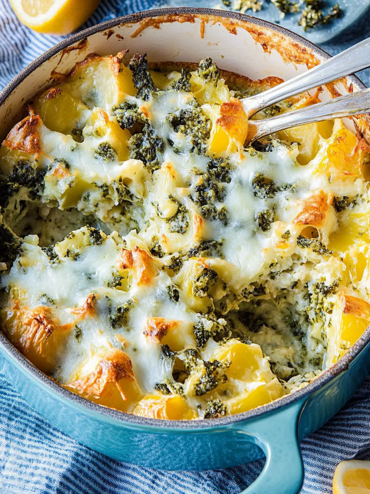 Grünkohl-Nudelauflauf mit Cashew-Creme: Winter Comfort Food 2 Grünkohl-Nudelauflauf mit Cashew-Creme