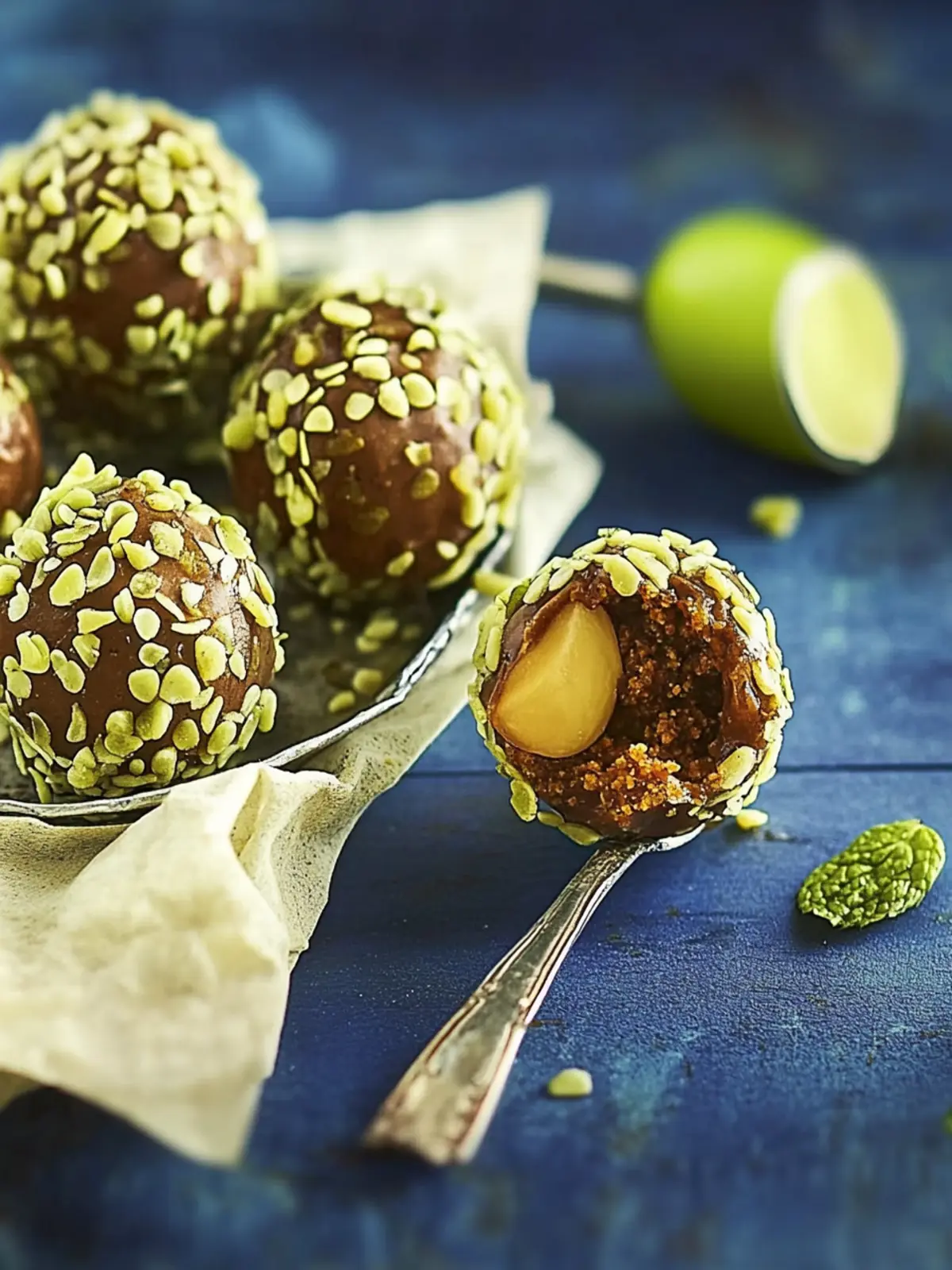 Dubai-Schokoladenpralinen mit Pistazien genießen 2 Dubai-Schokoladenpralinen