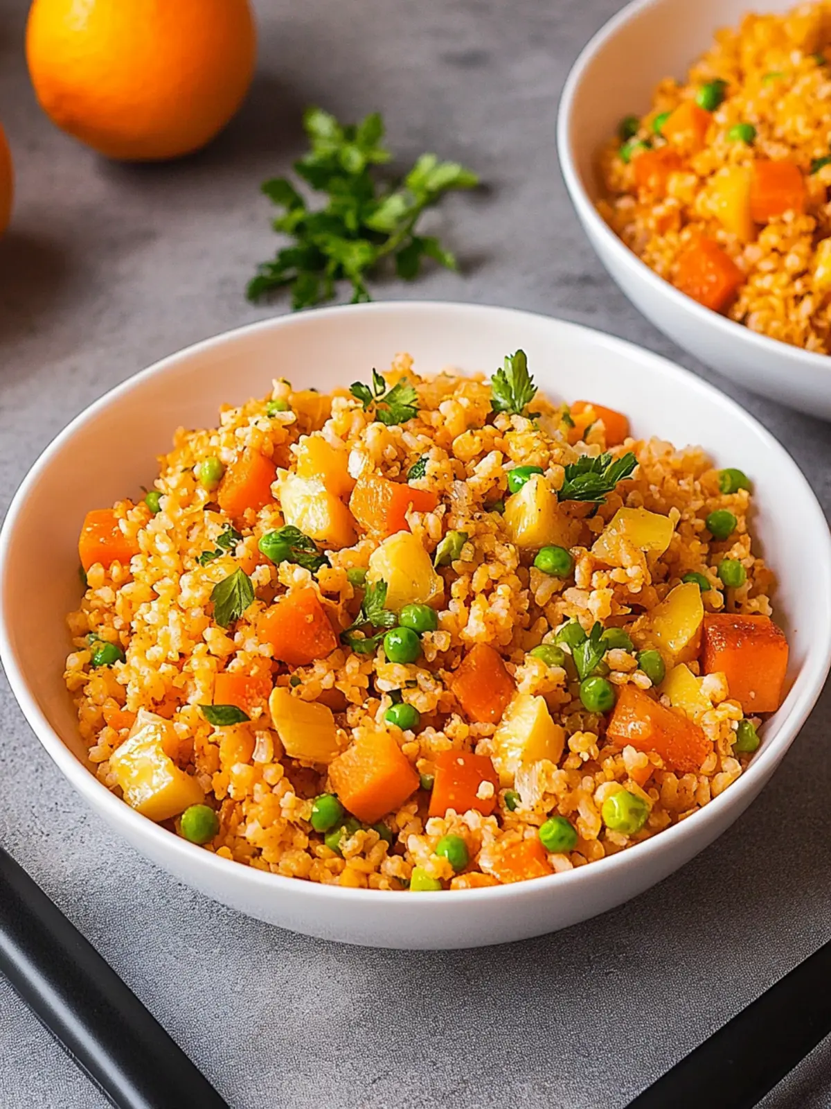 Fried Rice mit Gemüse und Ei für schnelle Genussmomente 3 Fried rice with vegetables and egg