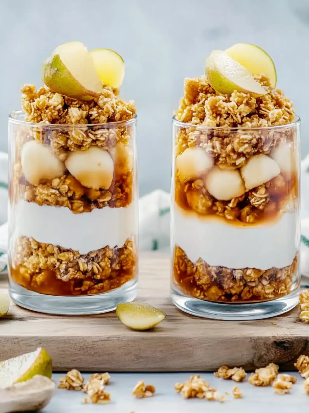 Bratapfel Crumble auf Zimtcreme – Herbstlicher Genuss 5 Bratapfel Crumble auf Zimtcreme