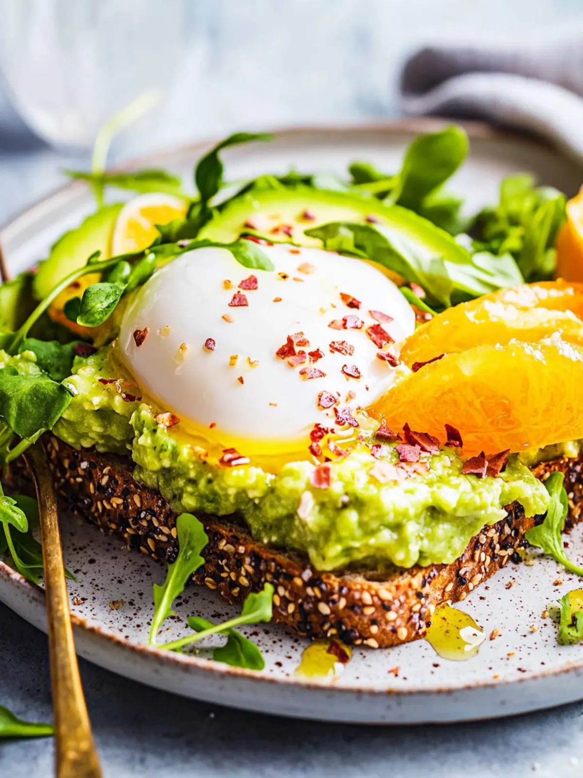 Avocado-Brot mit pochiertem Ei in 15 Minuten 2 Avocado-Brot mit pochiertem Ei