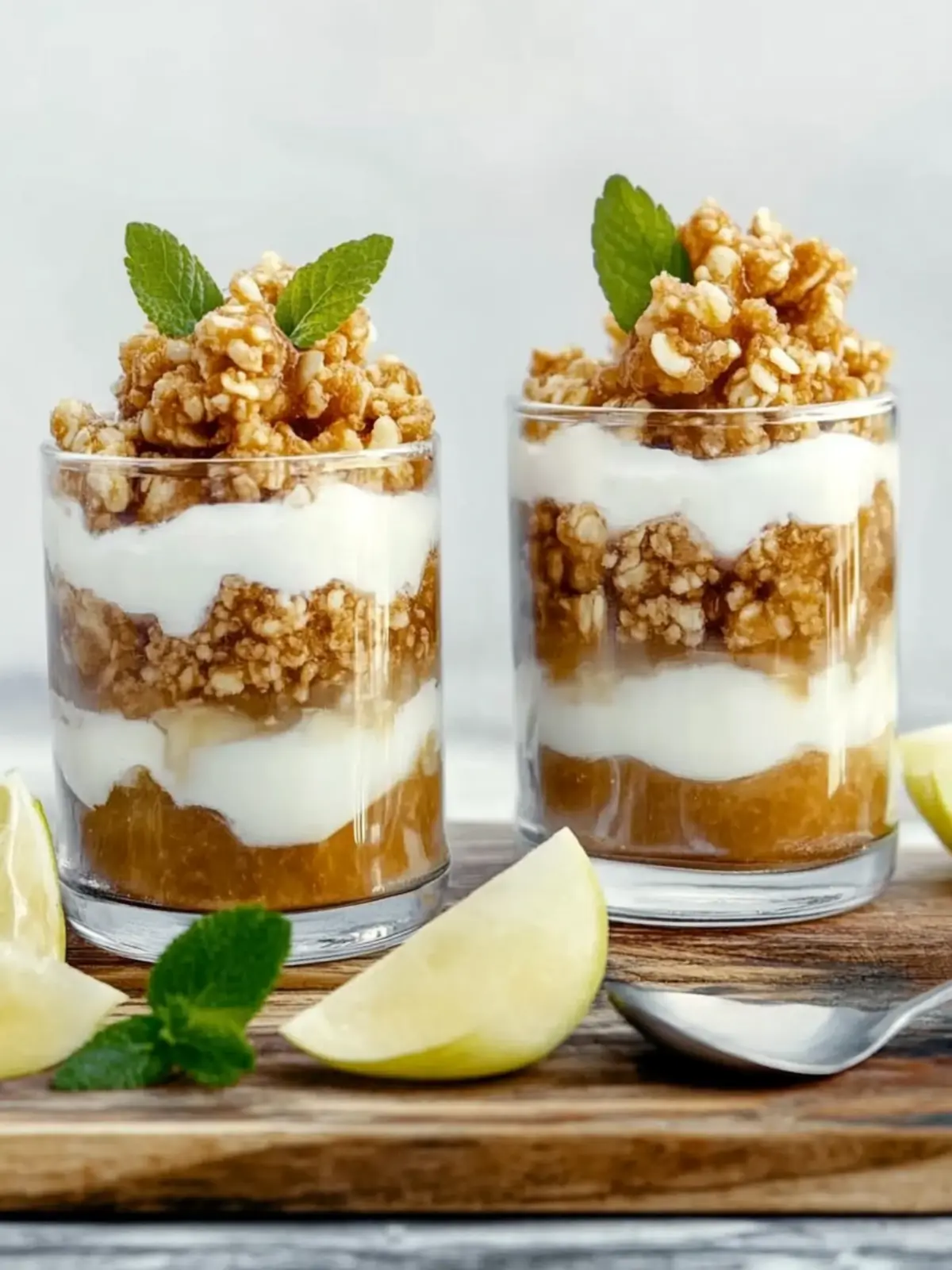 Bratapfel Crumble auf Zimtcreme – Herbstlicher Genuss 4 Bratapfel Crumble auf Zimtcreme