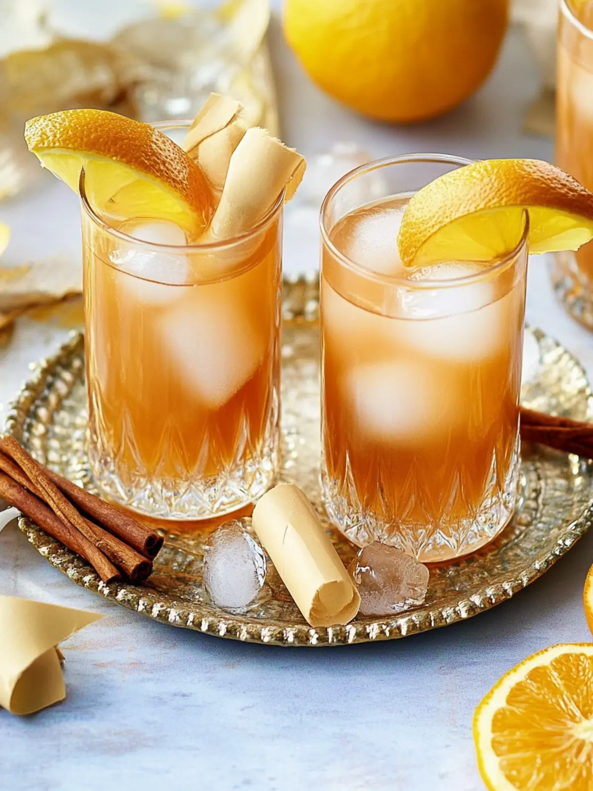Weihnachtlicher Cocktail mit Rum und Orange genießen 2 Weihnachtlicher Cocktail mit Rum und Orange