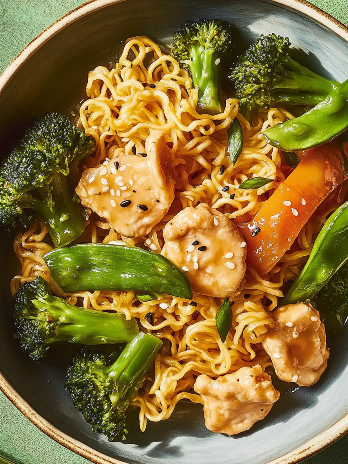 Knusprige Ramen vom Blech für schnelles Dinner 2 Knusprige Ramen vom Blech