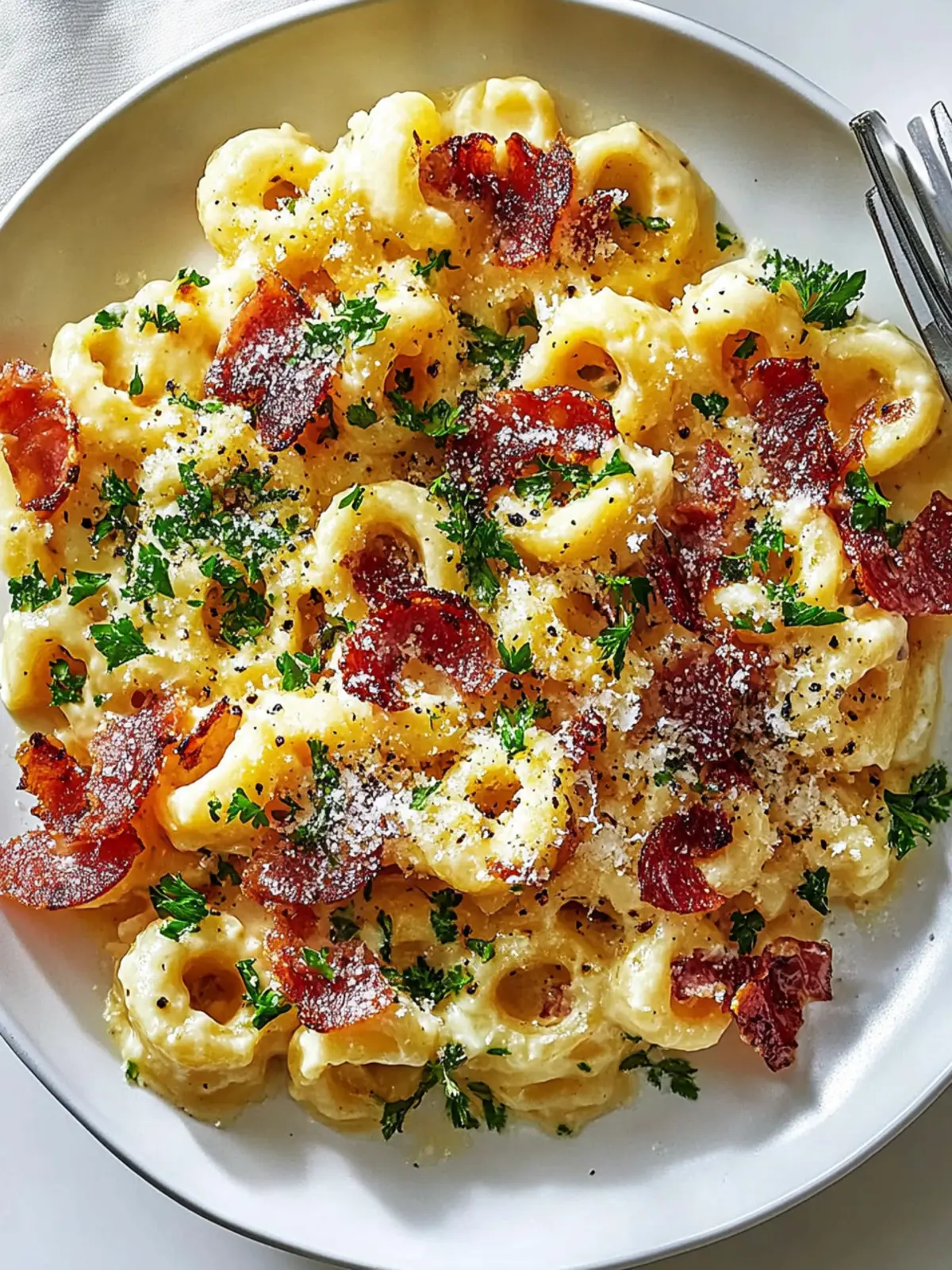 Spätzle-Carbonara mit knusprigem Speck genießen 3 Spätzle-Carbonara mit knusprigem Speck