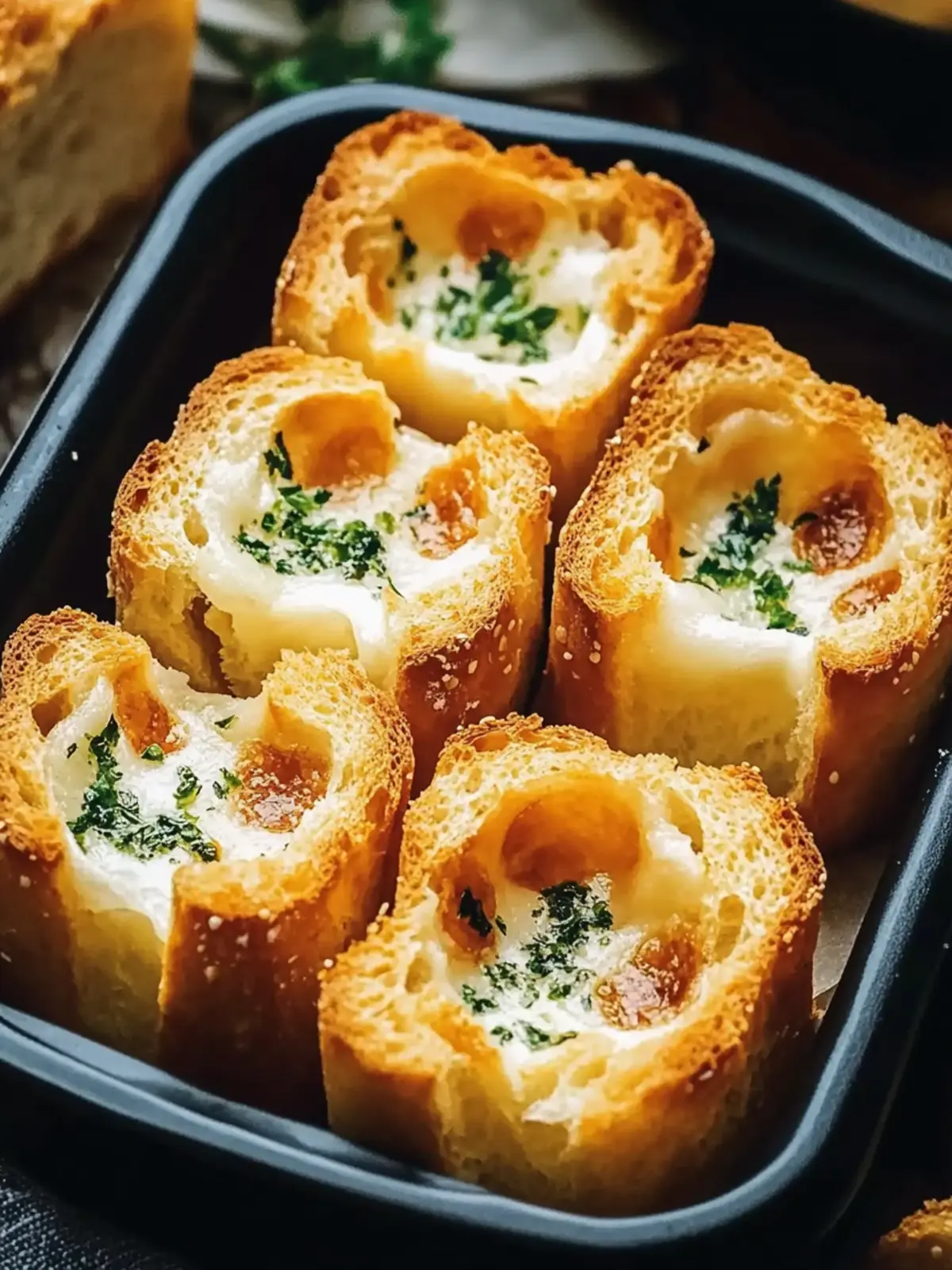 Köstliches Airfryer Knoblauchbrot in 12 Minuten 4 Köstliches Airfryer Knoblauchbrot