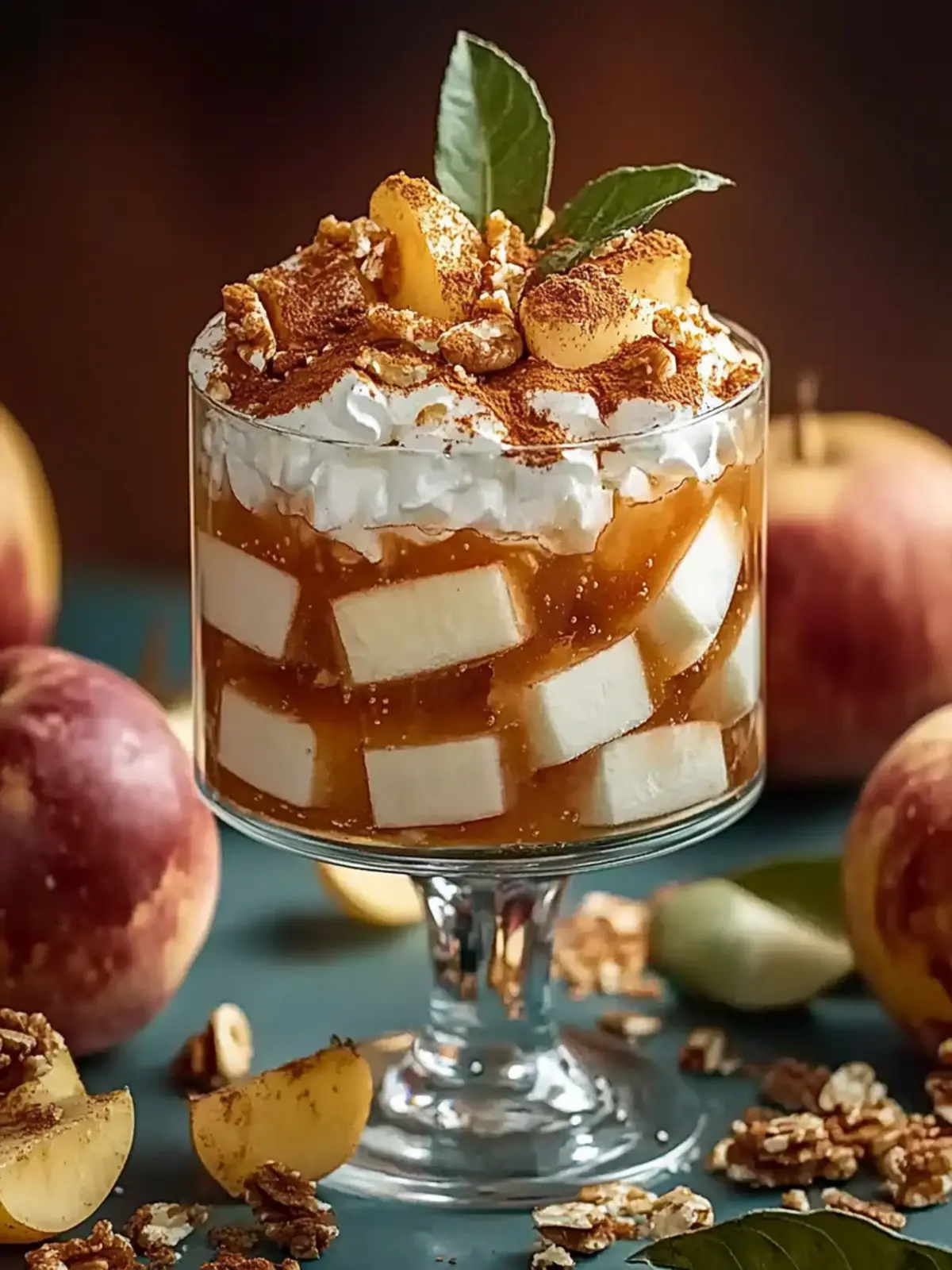 Bratapfel Karamell Trifle – Herbstliches Dessert Highlight 4 Bratapfel Karamell Trifle