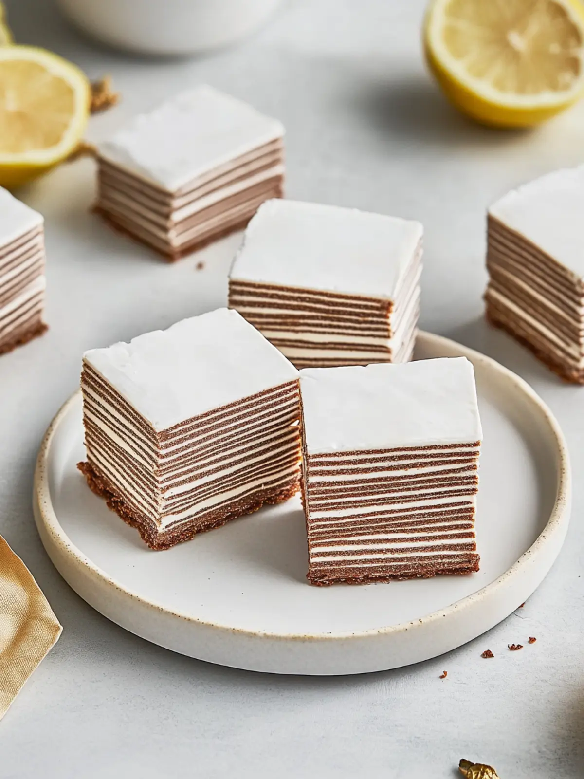 Himmlische Schoko-Oblaten-Würfel ohne Backen 5 Himmlische Schoko-Oblaten-Würfel