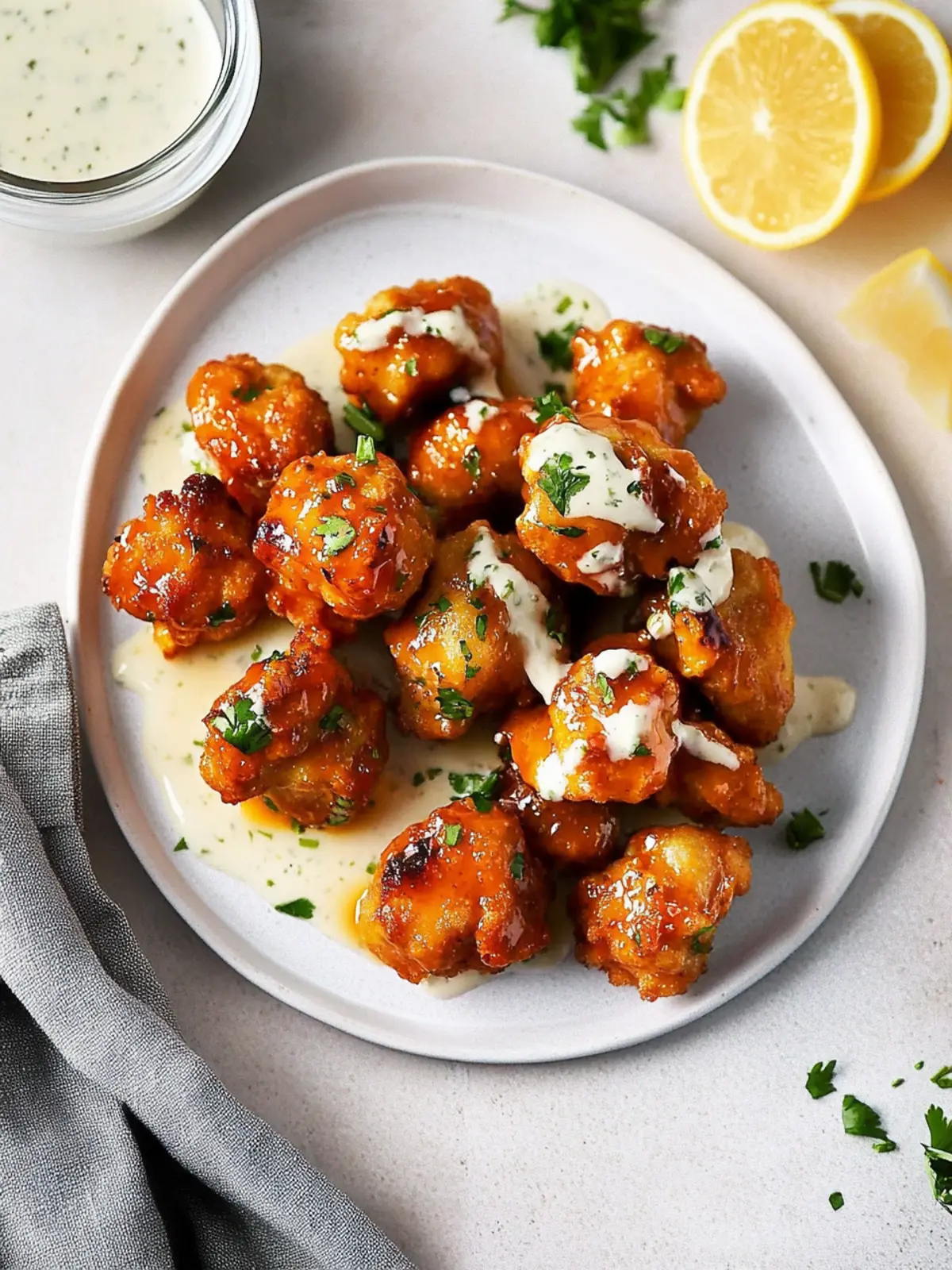 Buffalo-Blumenkohl Heißluftfritteuse im Handumdrehen 5 Buffalo-Blumenkohl Heißluftfritteuse