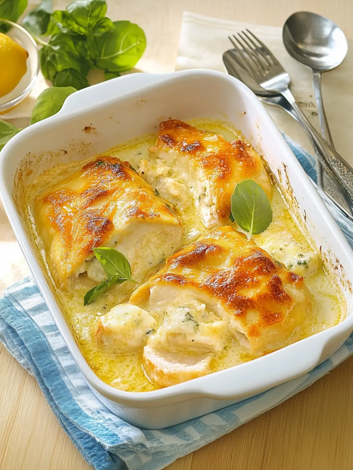 Überbackene Hähnchenfilets in 30 Minuten zubereiten 5 Überbackene Hähnchenfilets