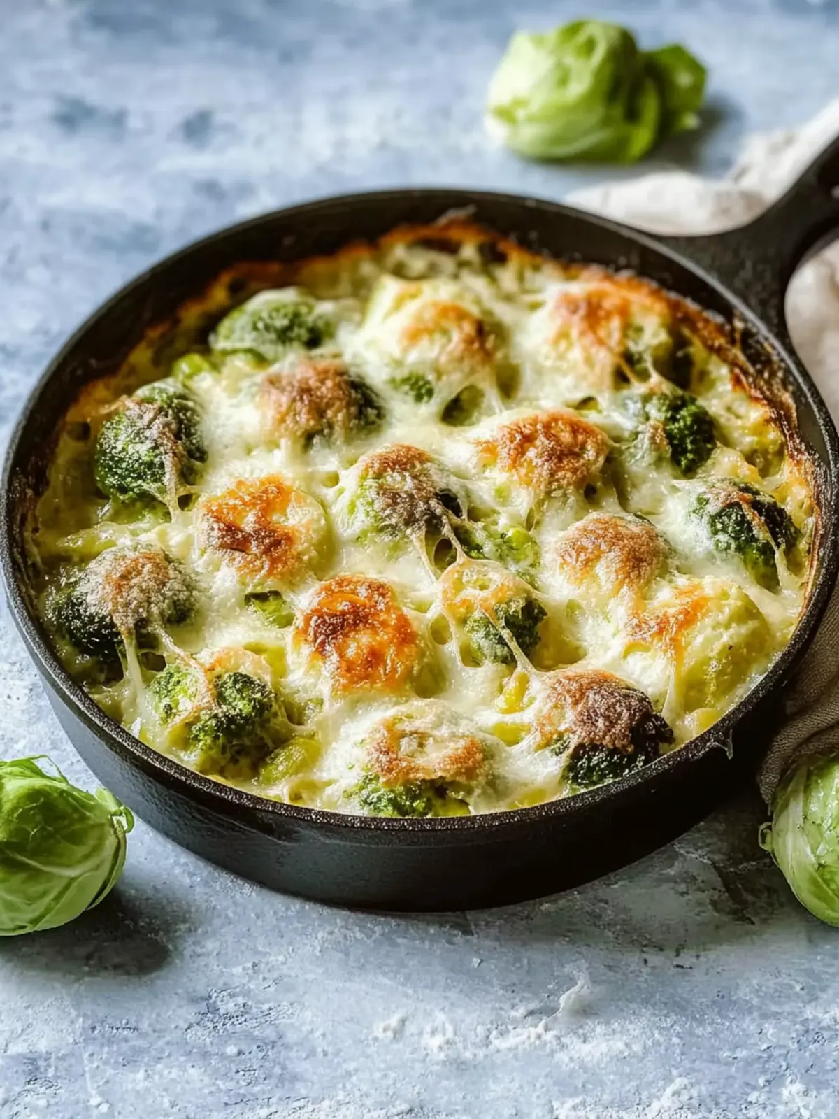 Cremige Rosenkohlpfanne für gemütliche Abende 4 Cremige Rosenkohlpfanne