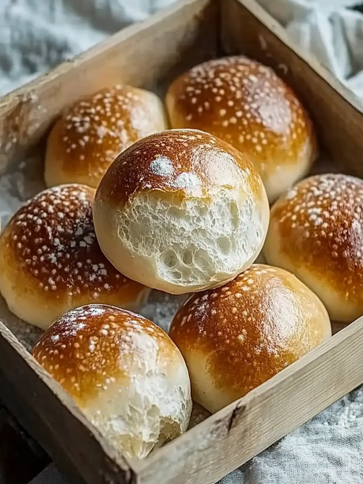 Joghurtbrötchen ohne Hefe: Schnelle Frühstücksfreude 4 Joghurtbrötchen ohne Hefe