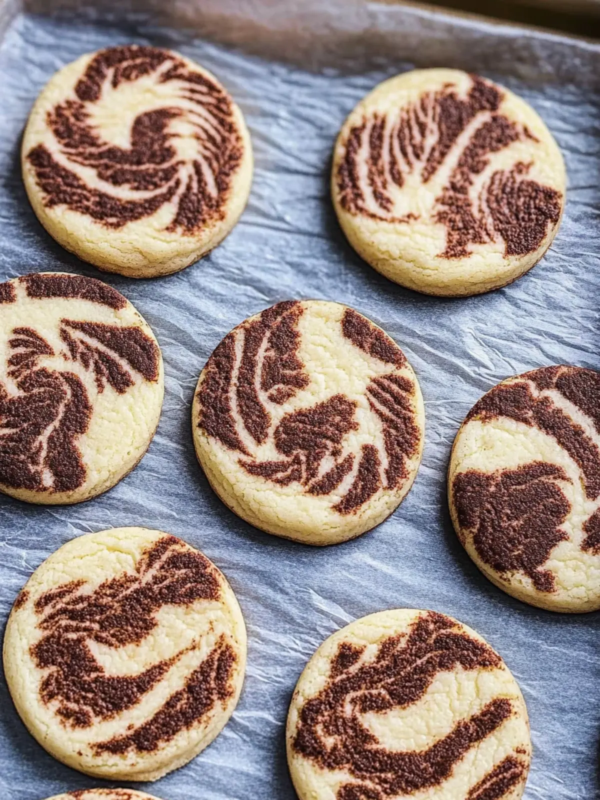 Heidesand-Plätzchen schwarz-weiß – Ein einfaches Rezept 3 Heidesand-Plätzchen (schwarz-weiß)