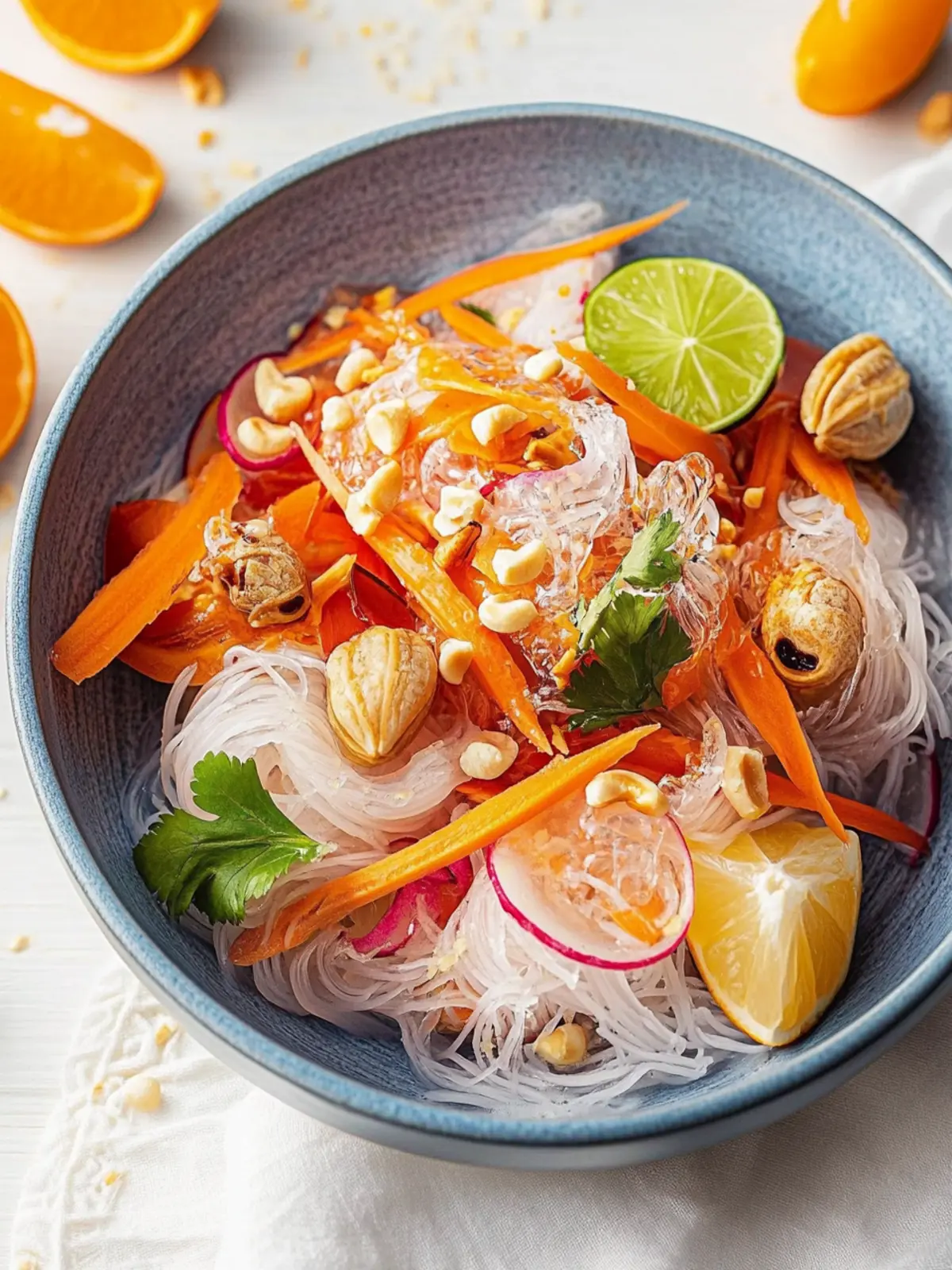 Farbenfroher Glasnudelsalat für eine frische Auszeit 3 Farbenfroher Glasnudelsalat