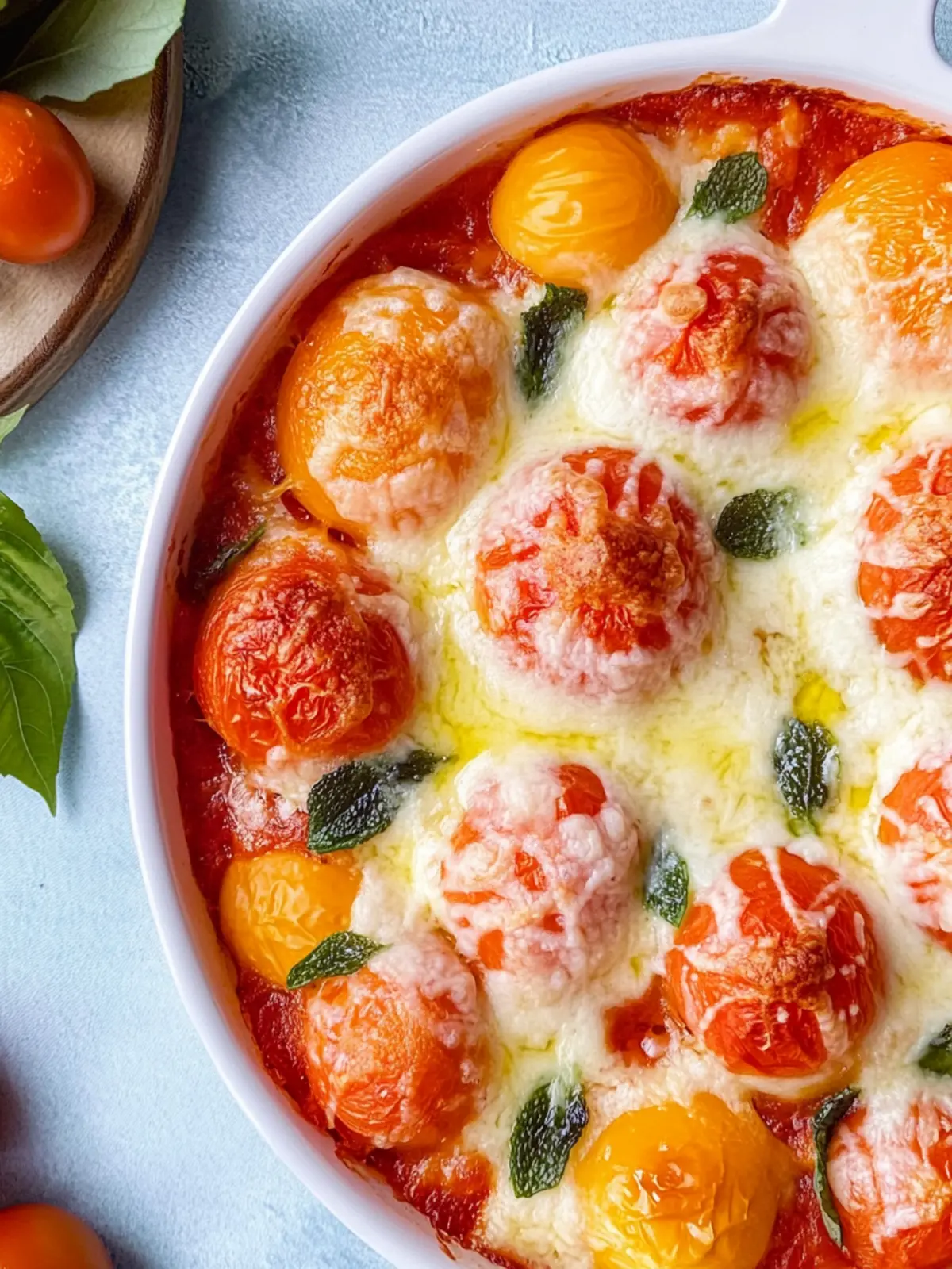 Creamy Tomato-Mozzarella Dumpling Casserole für die Familie 5 Creamy Tomato-Mozzarella Dumpling Casserole