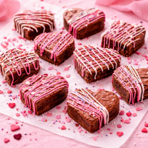 Herzförmige Brownies: Süße Valentinstagsüberraschung für alle! 2 Herzförmige Brownies: Süße Valentinstagsüberraschung für alle!
