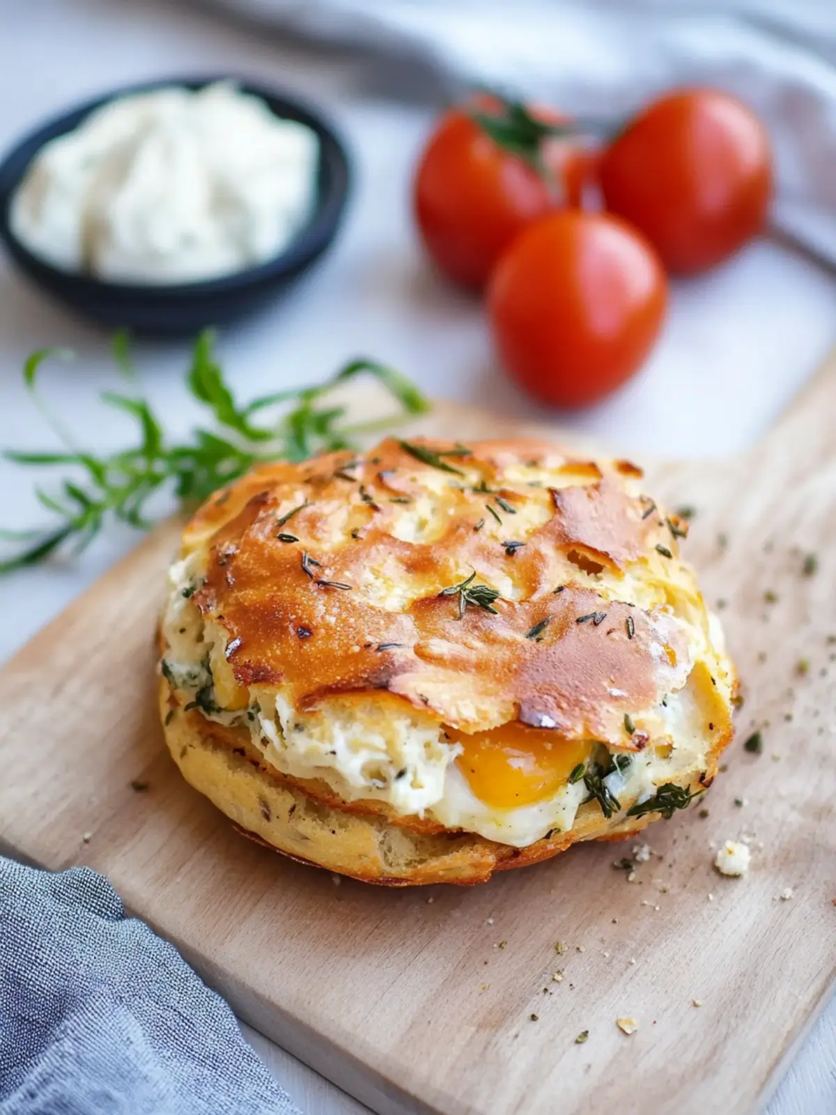 Low Carb Brötchen mit Hüttenkäse – Unglaublich fluffig und gesund 4 Low Carb Brötchen mit Hüttenkäse