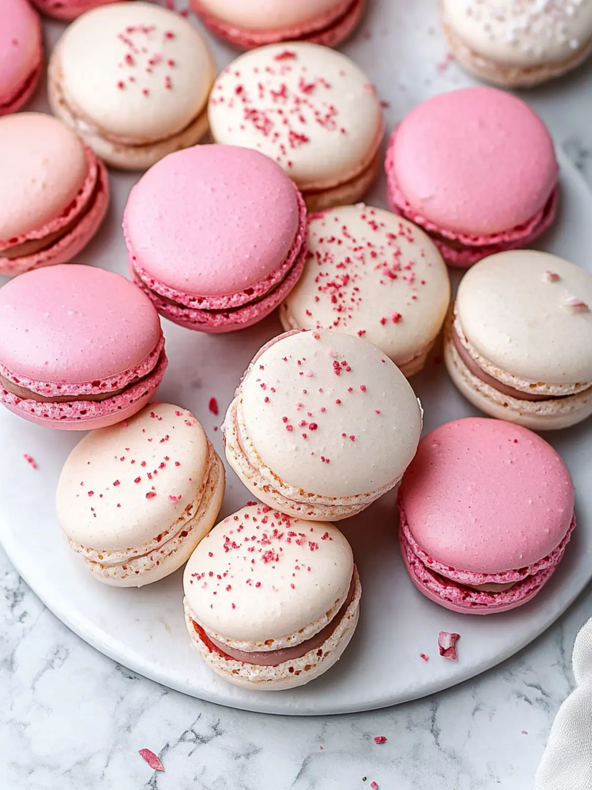 Herz Macarons: Himmlische Köstlichkeiten für den Valentinstag 3 Herz Macarons