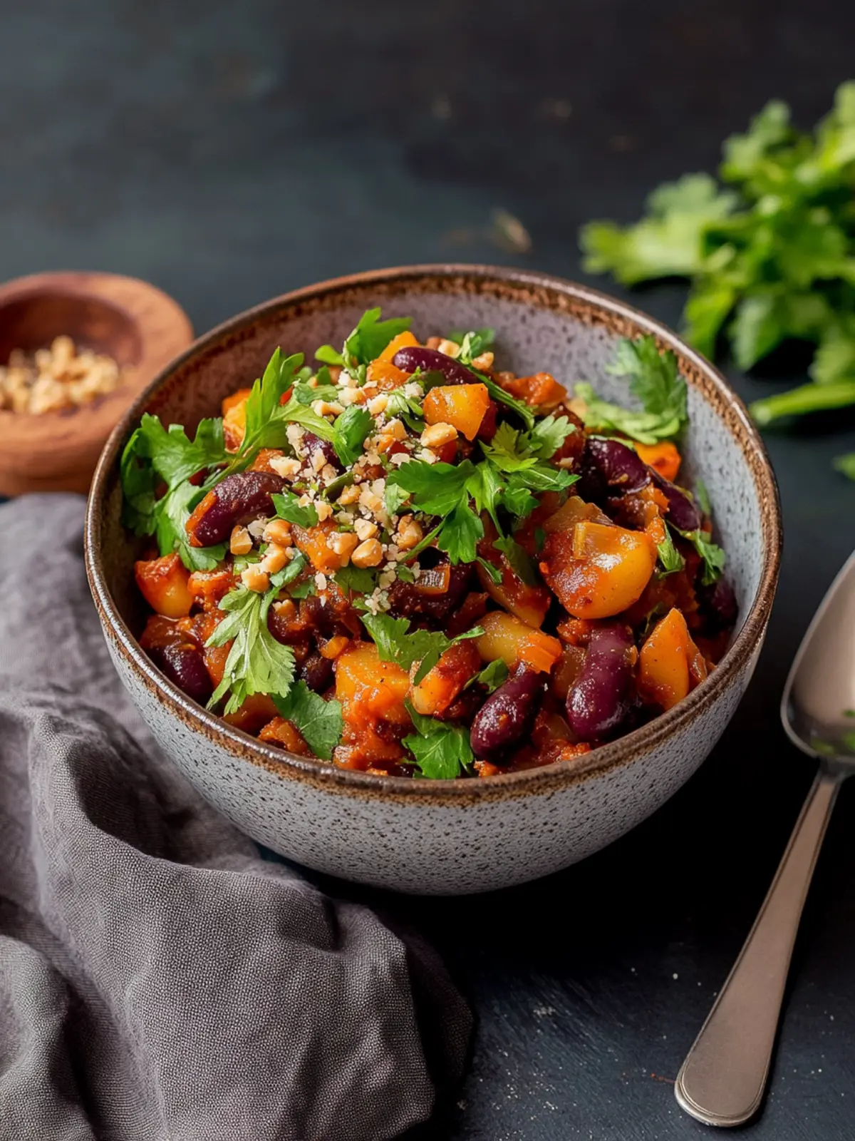 Schnelle Afrikanische Kidneybohnen mit Erdnusssoße genießen 4 Afrikanische Kidneybohnen mit Erdnusssoße