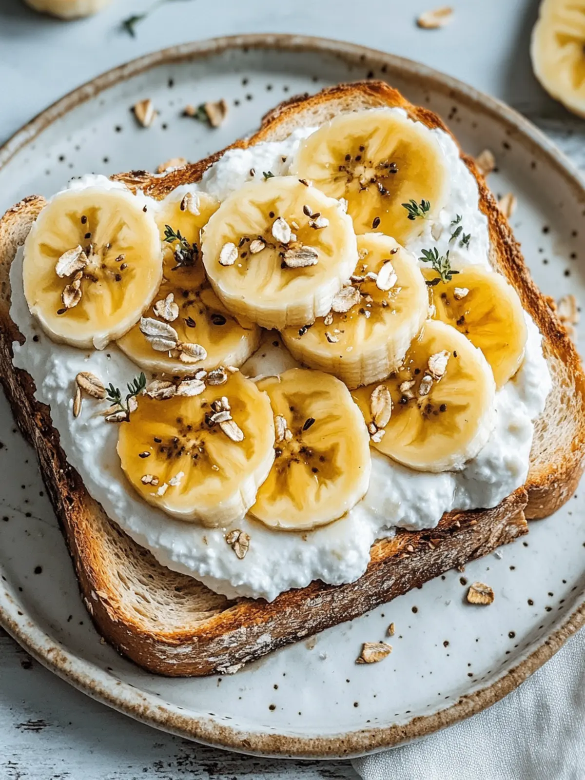 Erstaunliches Hüttenkäse-Bananen-Toast-Rezept für einen Energieschub 4 Erstaunliches Hüttenkäse-Bananen-Toast-Rezept