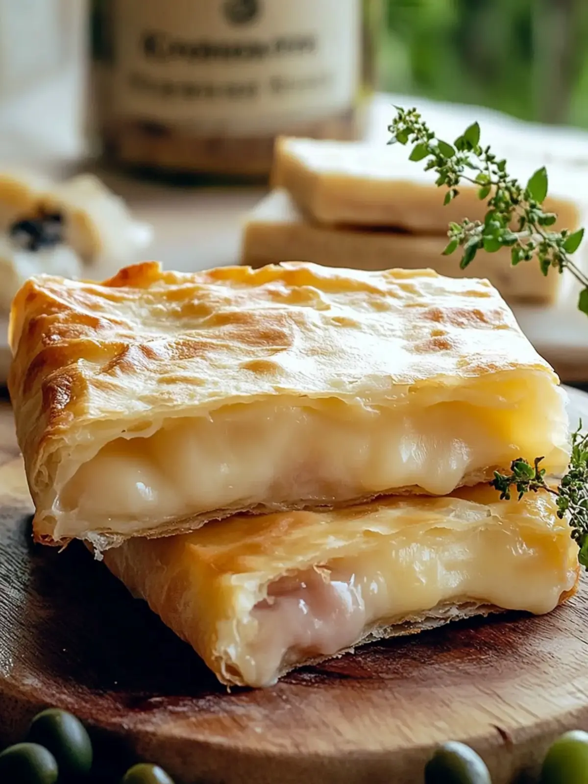 Knusprige Schinken-Käse-Taschen: Blitzschnell und lecker! 4 Knusprige Schinken-Käse-Taschen