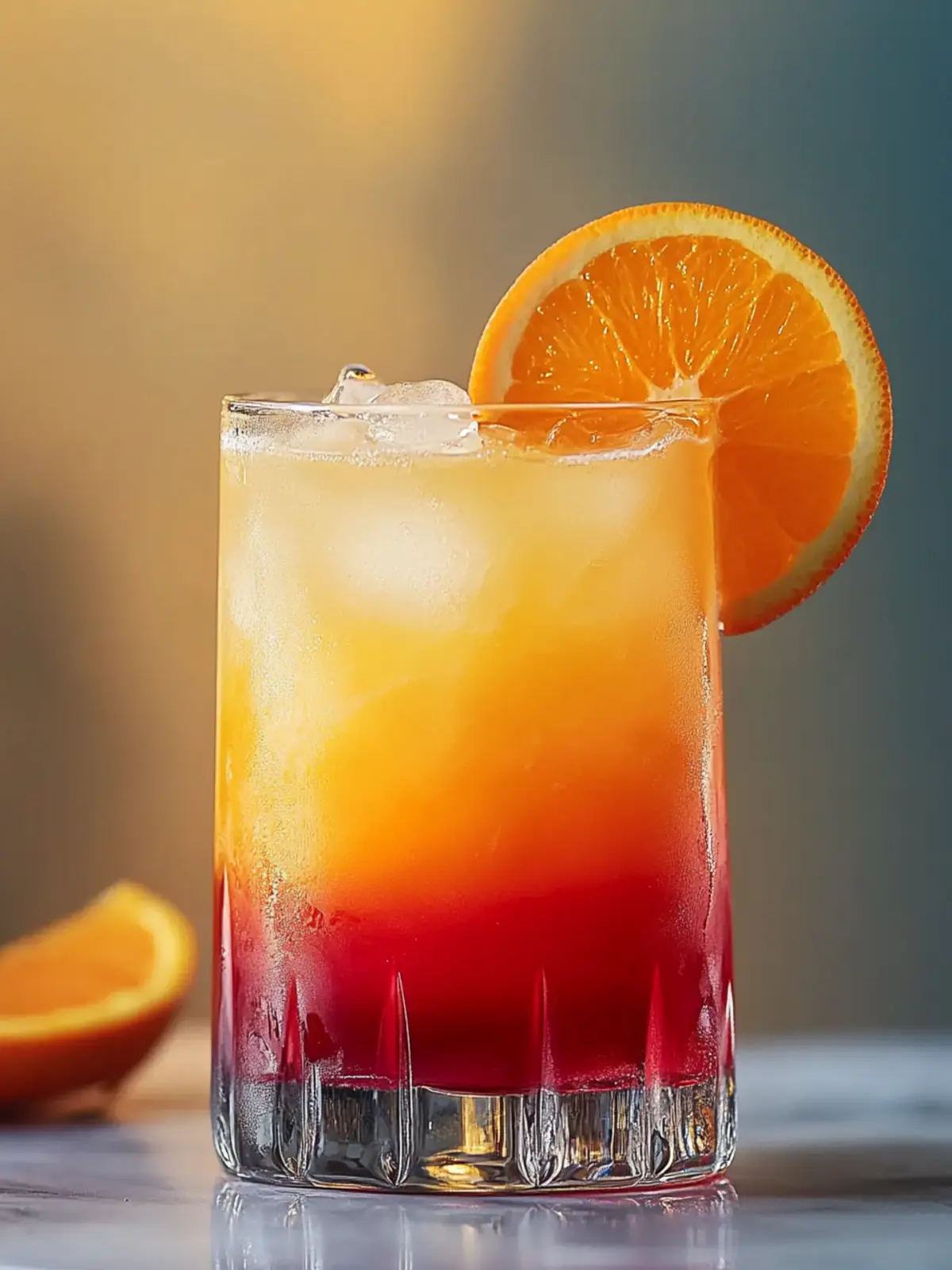 Erfrischender alkoholfreier Tequila Sunrise mit Orange genießen 3 Alkoholfreier Tequila Sunrise mit Orange