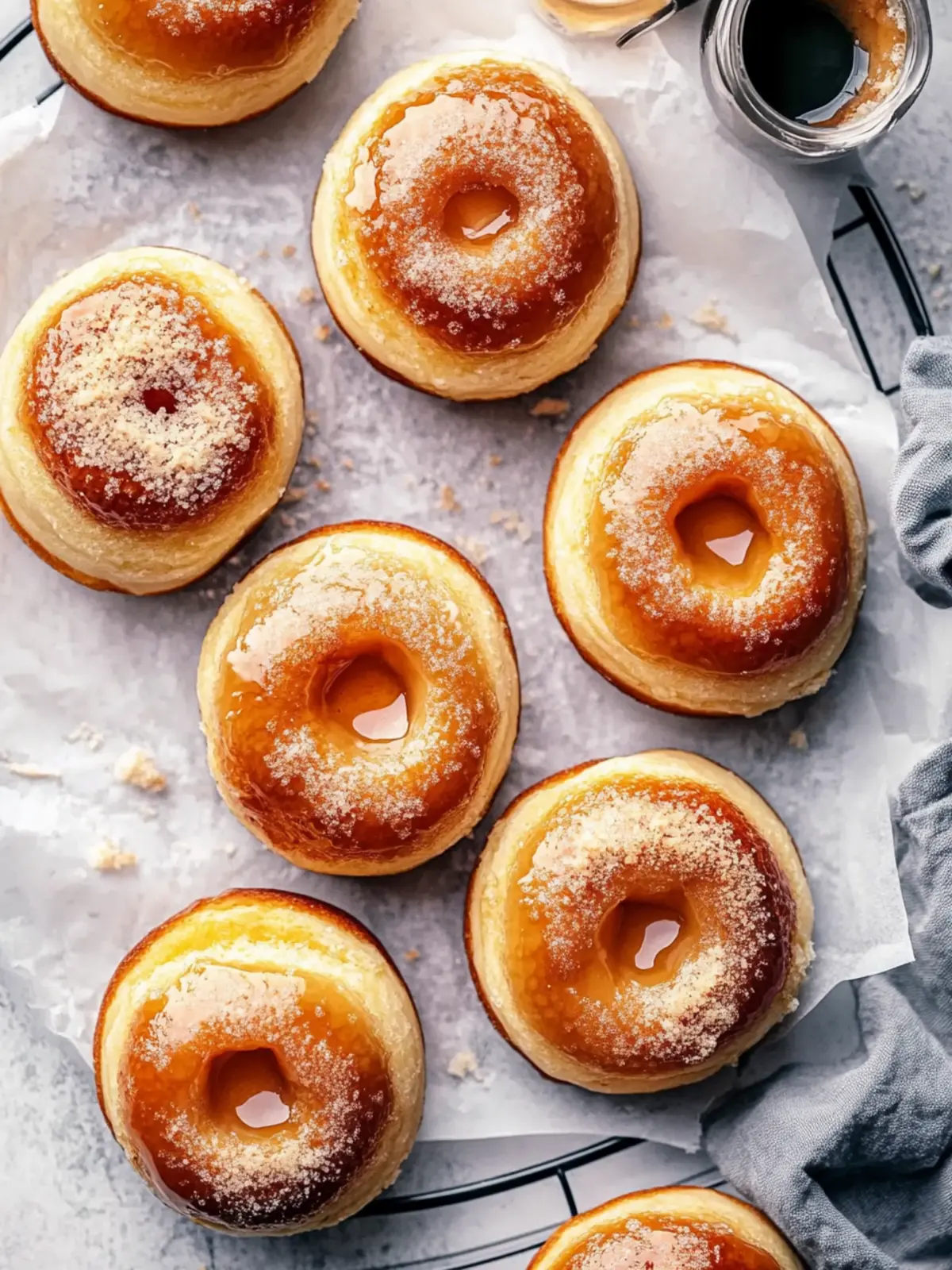 Gebratene Crème Brûlée Donuts – Ein Genuss für Feinschmecker 4 Gebratene Crème Brûlée Donuts