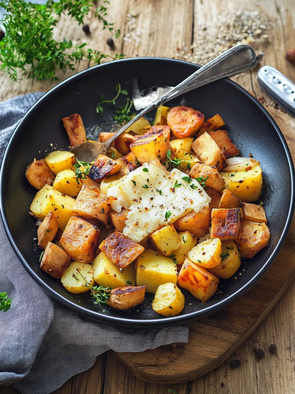 Kreative Hausmannskost: Schnelle Kartoffel-Leberkäse-Pfanne 4 Kreative Hausmannskost Kartoffel-Leberkäse-Pfanne