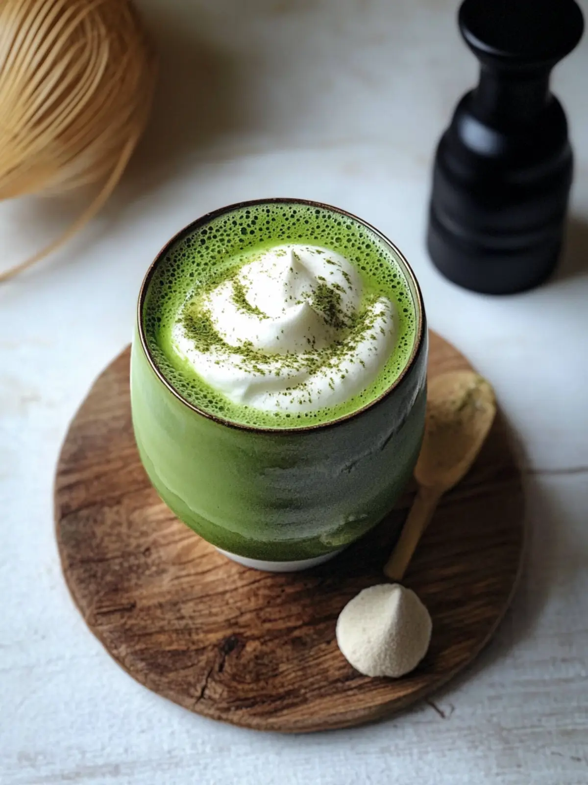 Köstliche Matcha Weiße heiße Schokolade in 5 Minuten genießen 4 Matcha Weiße heiße Schokolade