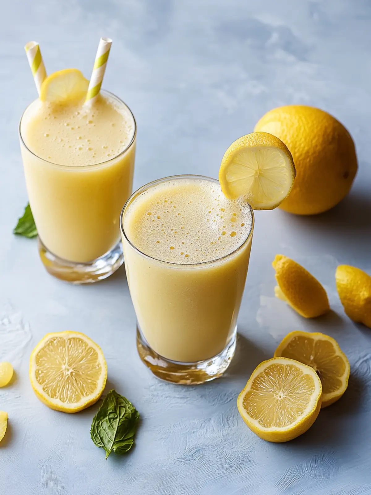 Zitronen Ingwer Entgiftungs-Smoothie für deinen perfekten Start 4 Zitronen Ingwer Entgiftungs-Smoothie