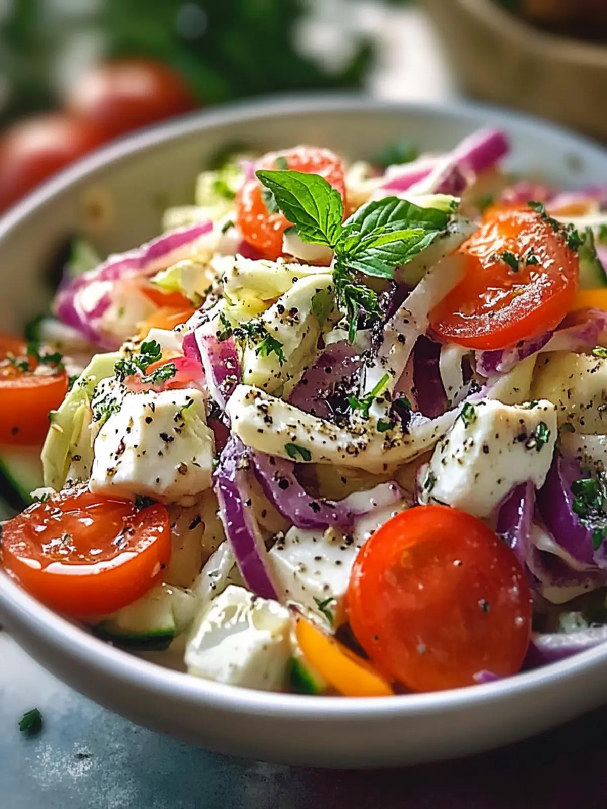 Der leckerste griechische Krautsalat – Frisch, gesund und einfach! 2 Der leckerste griechische Krautsalat