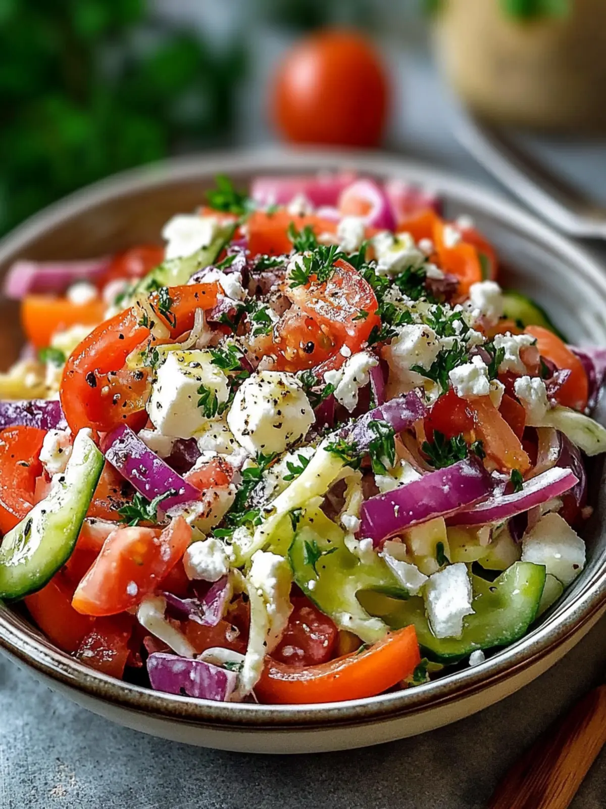 Der leckerste griechische Krautsalat – Frisch, gesund und einfach! 3 Der leckerste griechische Krautsalat