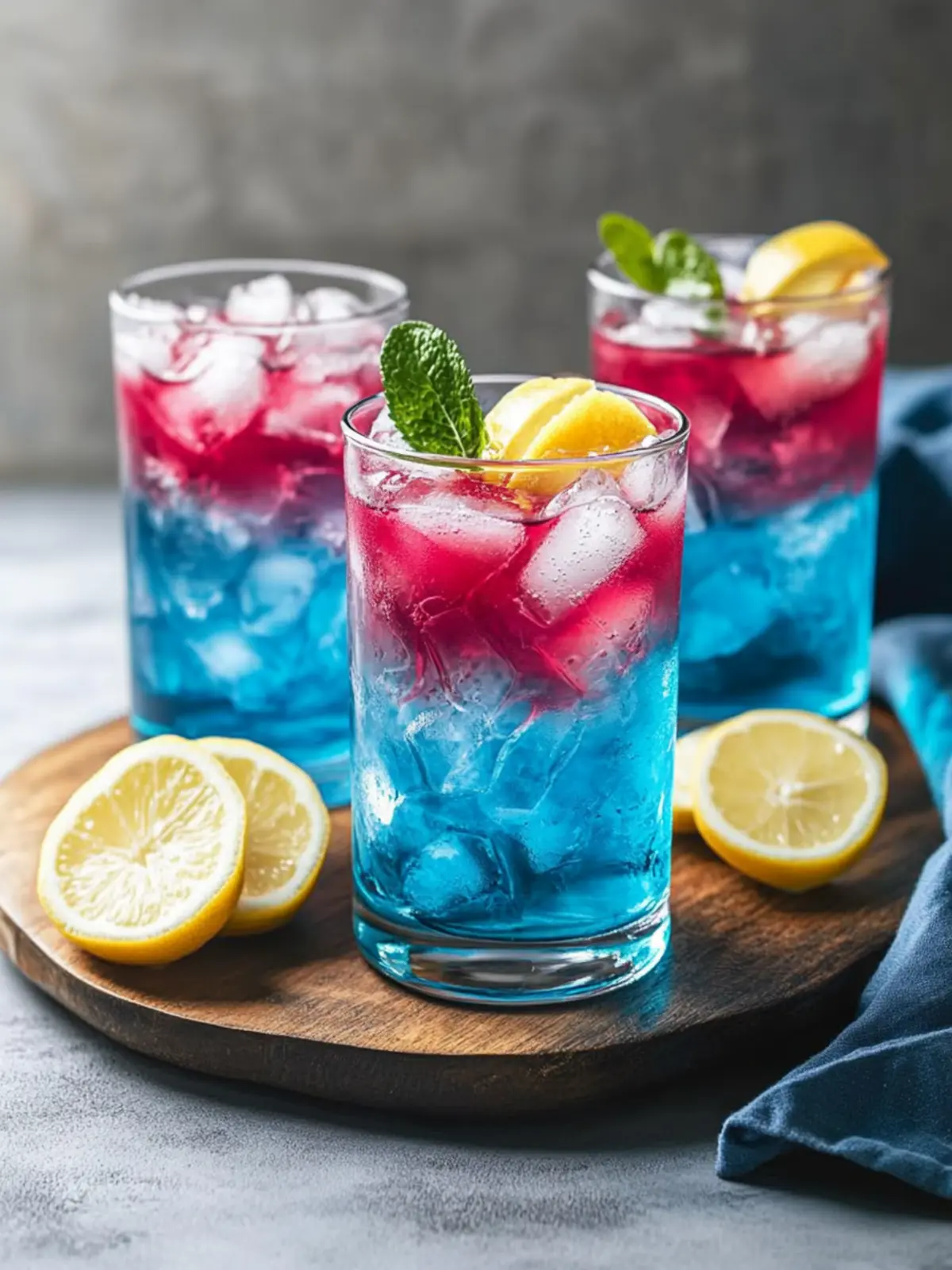 Erfrischende Blaue Himbeer-Limonade für heiße Sommertage 3 Blaue Himbeer-Limonade
