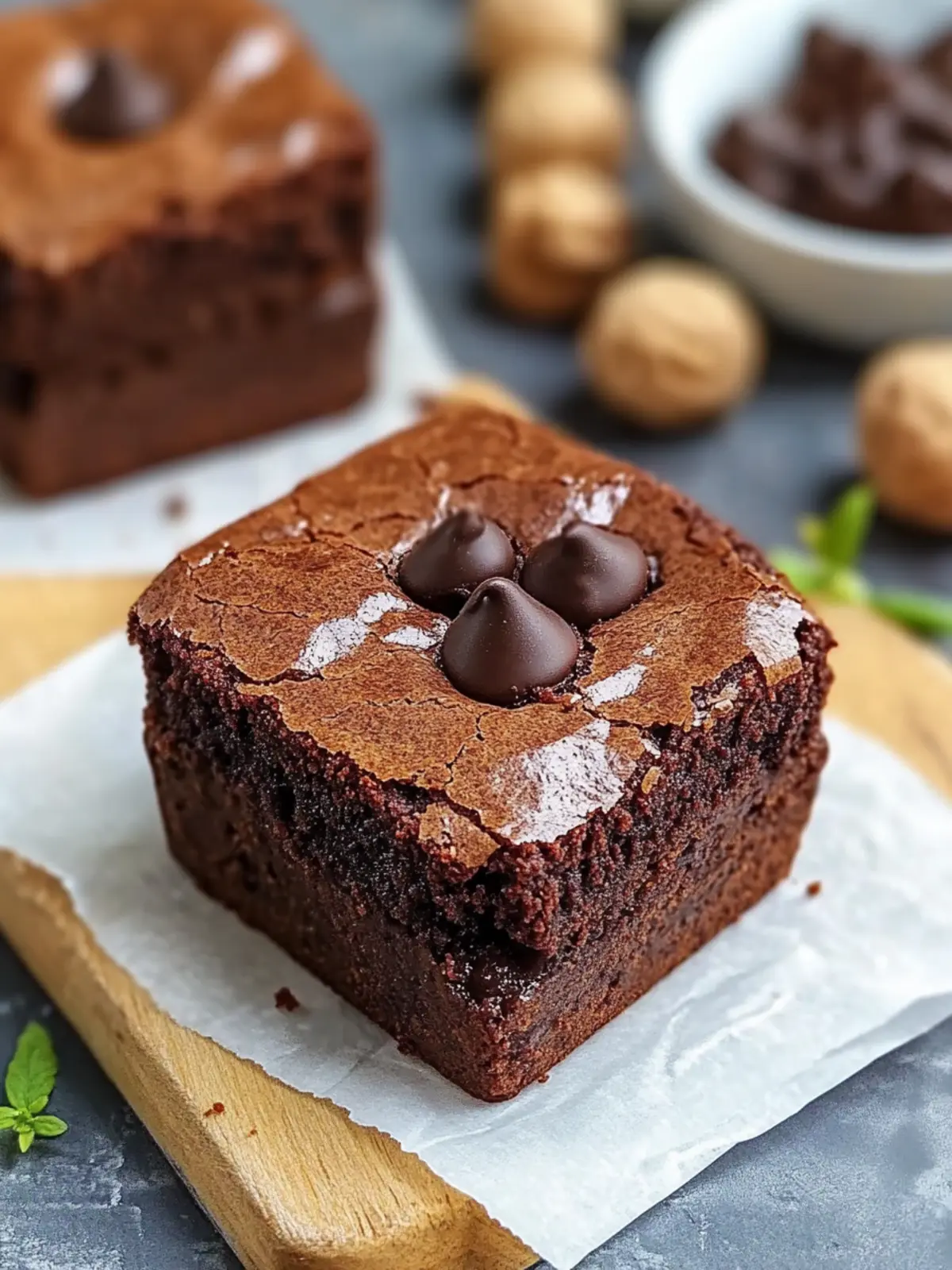 Schnelle Brownies aus dem Airfryer oder Backofen: Softer Genuss 3 Schnelle Brownies aus dem Airfryer oder Backofen