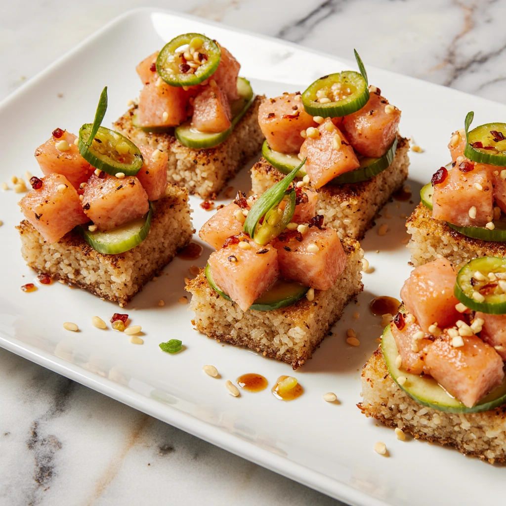 Lachs knuspriger Reis: Ein kräftig würziges Genussabenteuer 3 Lachs knuspriger Reis: Ein kräftig würziges Genussabenteuer