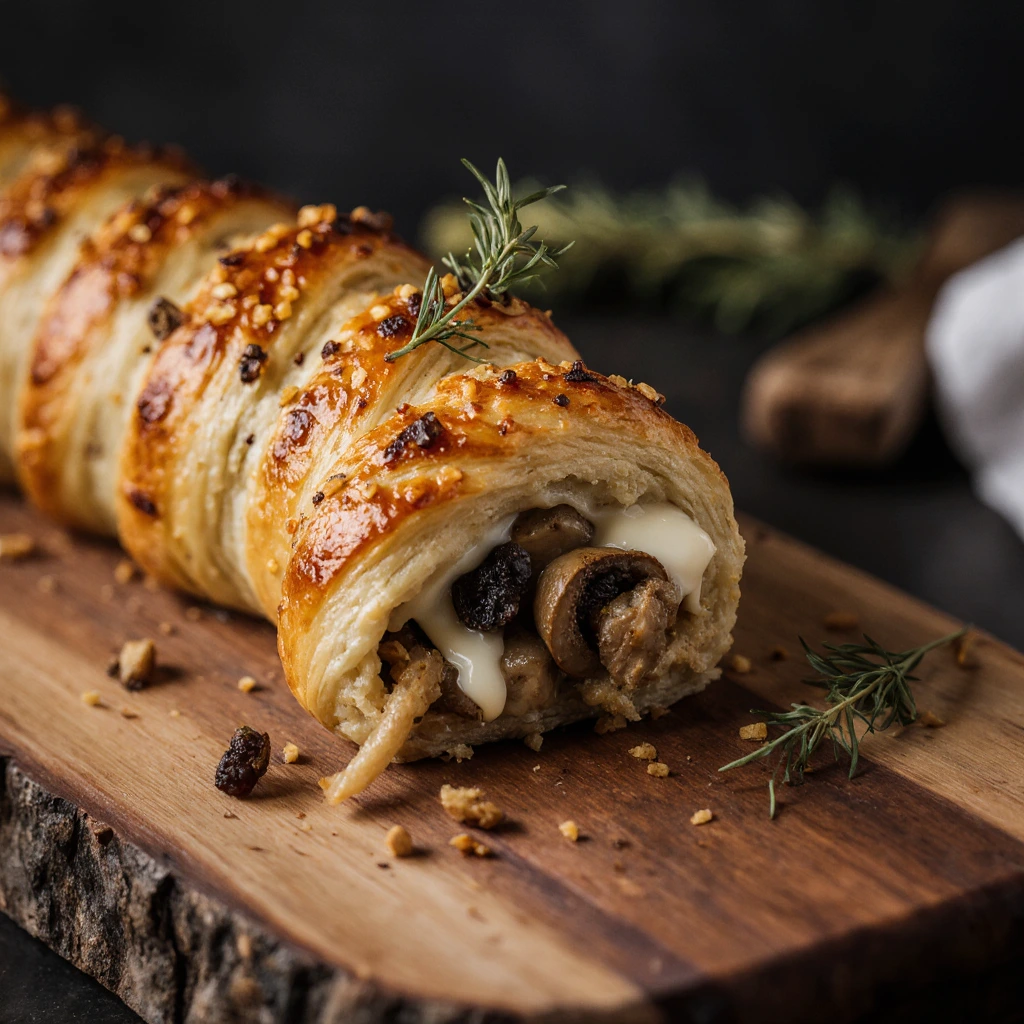 Herzhafter Pilz-Gruyère-Teigzopf für dein nächstes Festmahl 3 Herzhafter Pilz-Gruyère-Teigzopf für dein nächstes Festmahl