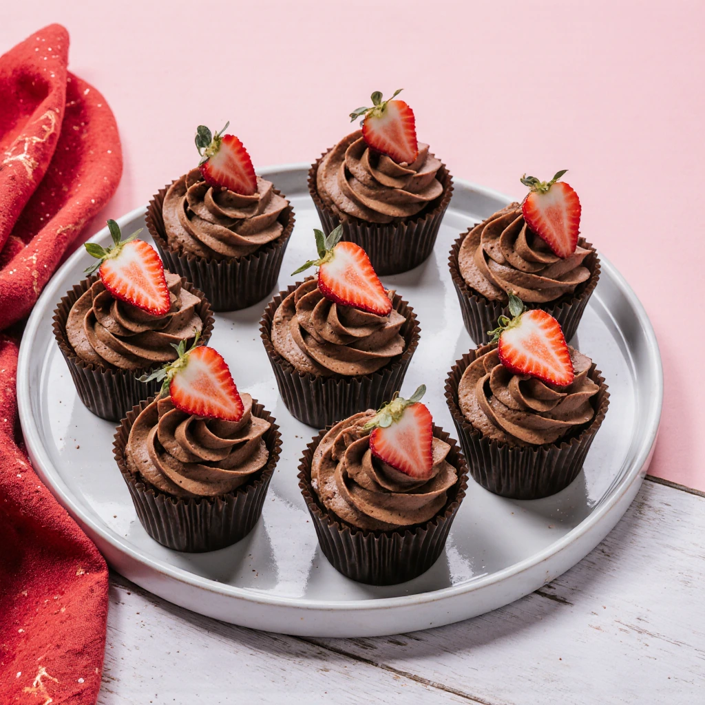 Erdbeer-Schokoladenmousse-Tassen für süße Genussmomente 3 Erdbeer-Schokoladenmousse-Tassen für süße Genussmomente