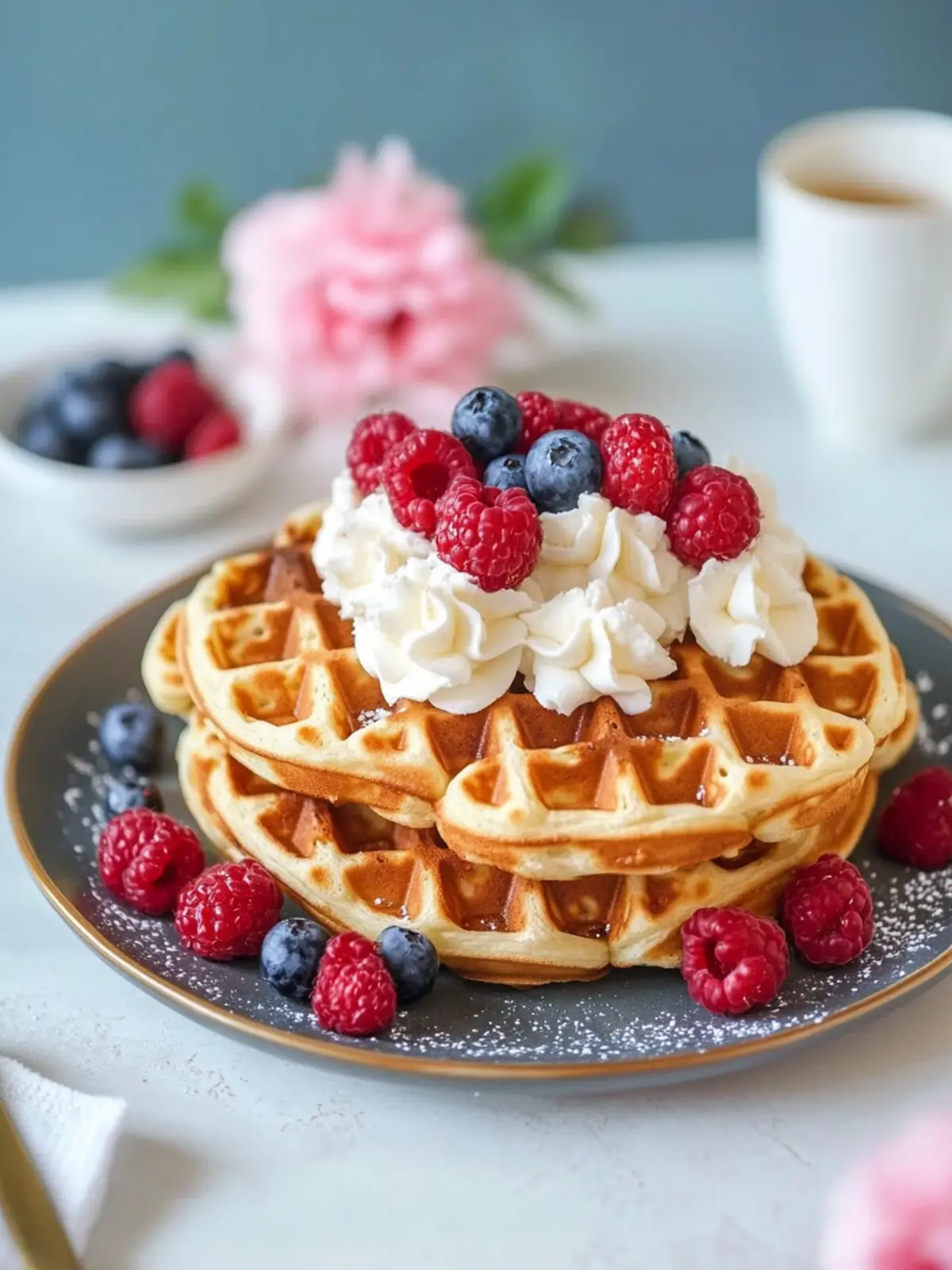 Fluffige Waffeln nach Omas Rezept – Einfach & Lecker genießen 3 Fluffige Waffeln nach Omas Rezept
