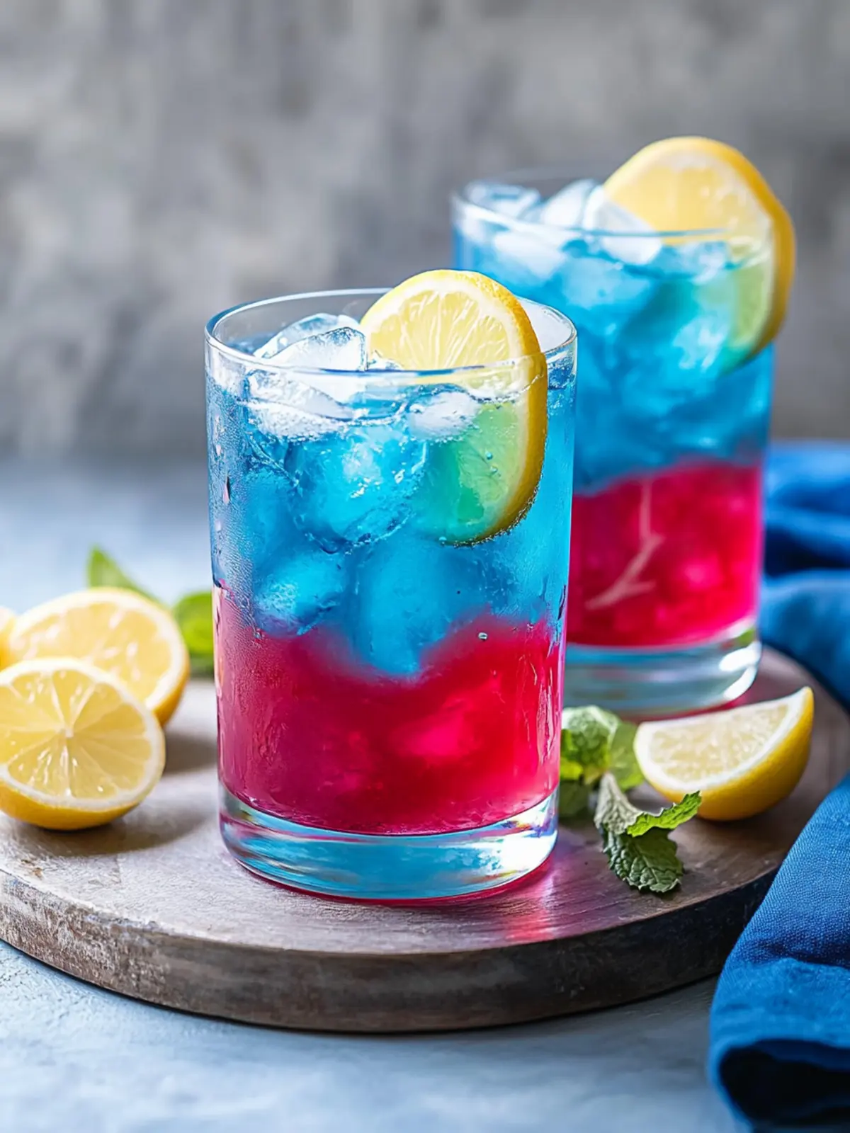 Erfrischende Blaue Himbeer-Limonade für heiße Sommertage 2 Blaue Himbeer-Limonade