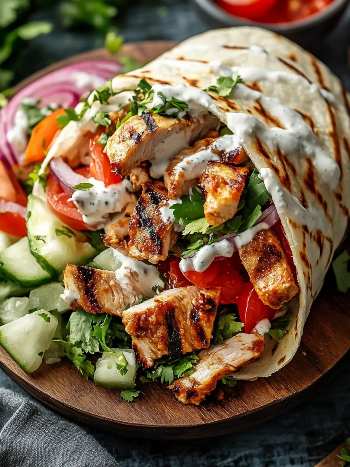 Authentische Hähnchen Shawarma Schüssel – Gesund & Lecker 4 Authentische Hähnchen Shawarma Schüssel