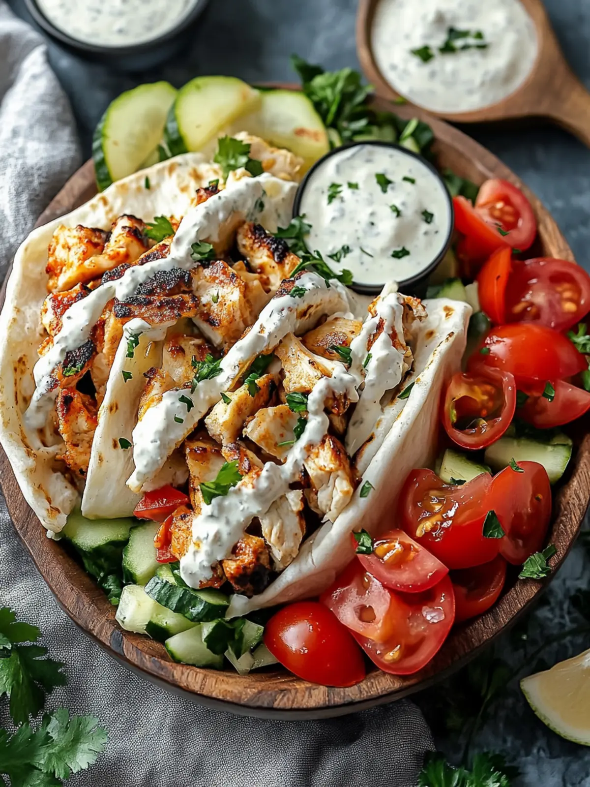 Authentische Hähnchen Shawarma Schüssel – Gesund & Lecker 5 Authentische Hähnchen Shawarma Schüssel