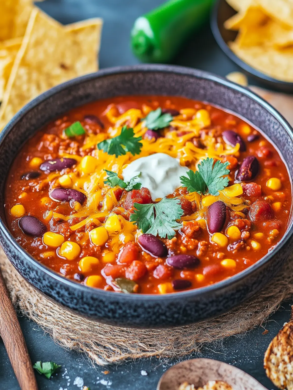 Veganes Chili ohne Fleisch mit roten Linsen – Herzhaft & Gesund 4 Veganes Chili ohne Fleisch mit roten Linsen