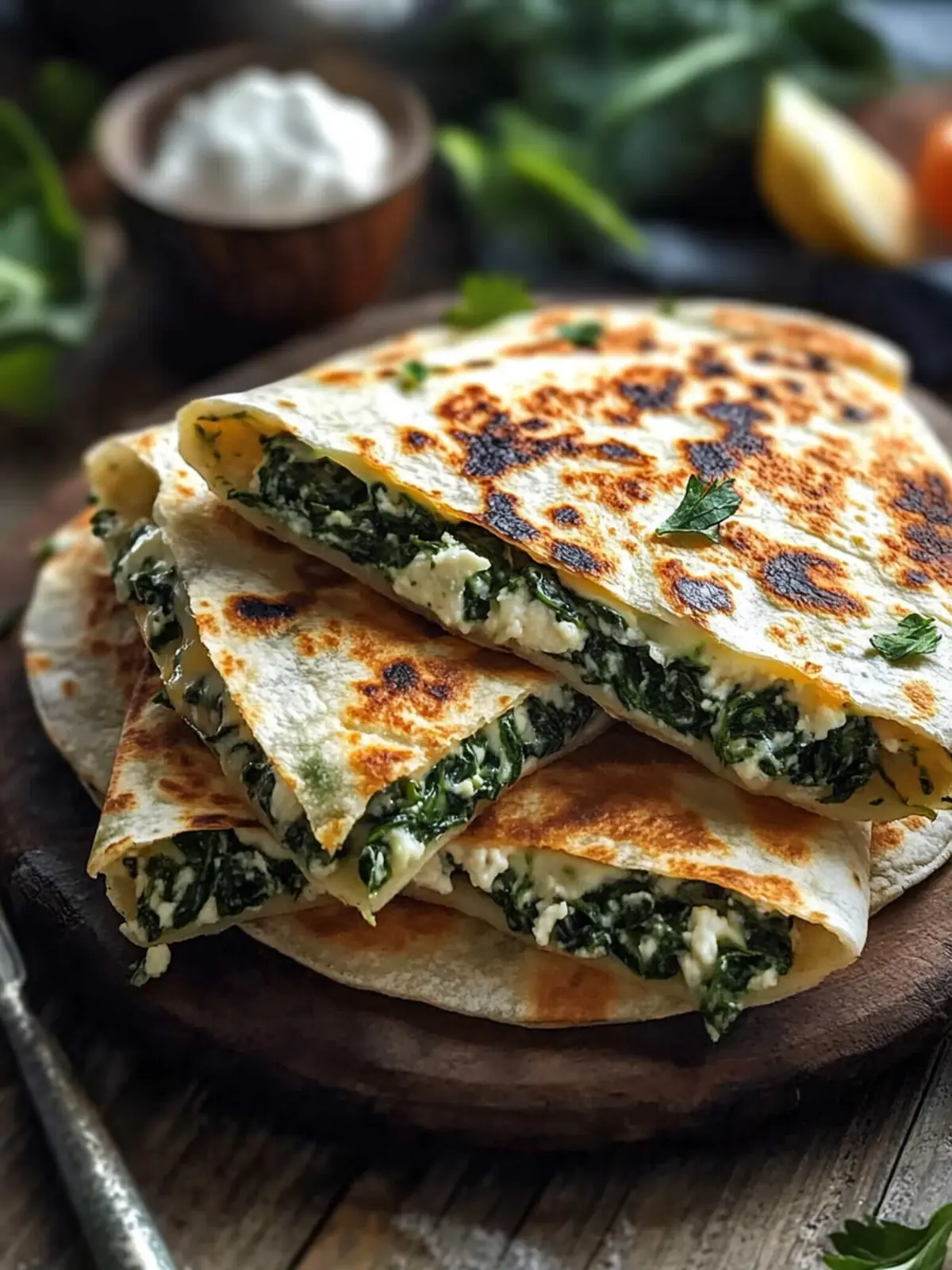 30 Minuten Spinat-Feta-Quesadillas: Schnelles Genuss-Highlight 2 30 Minuten Spinat-Feta-Quesadillas